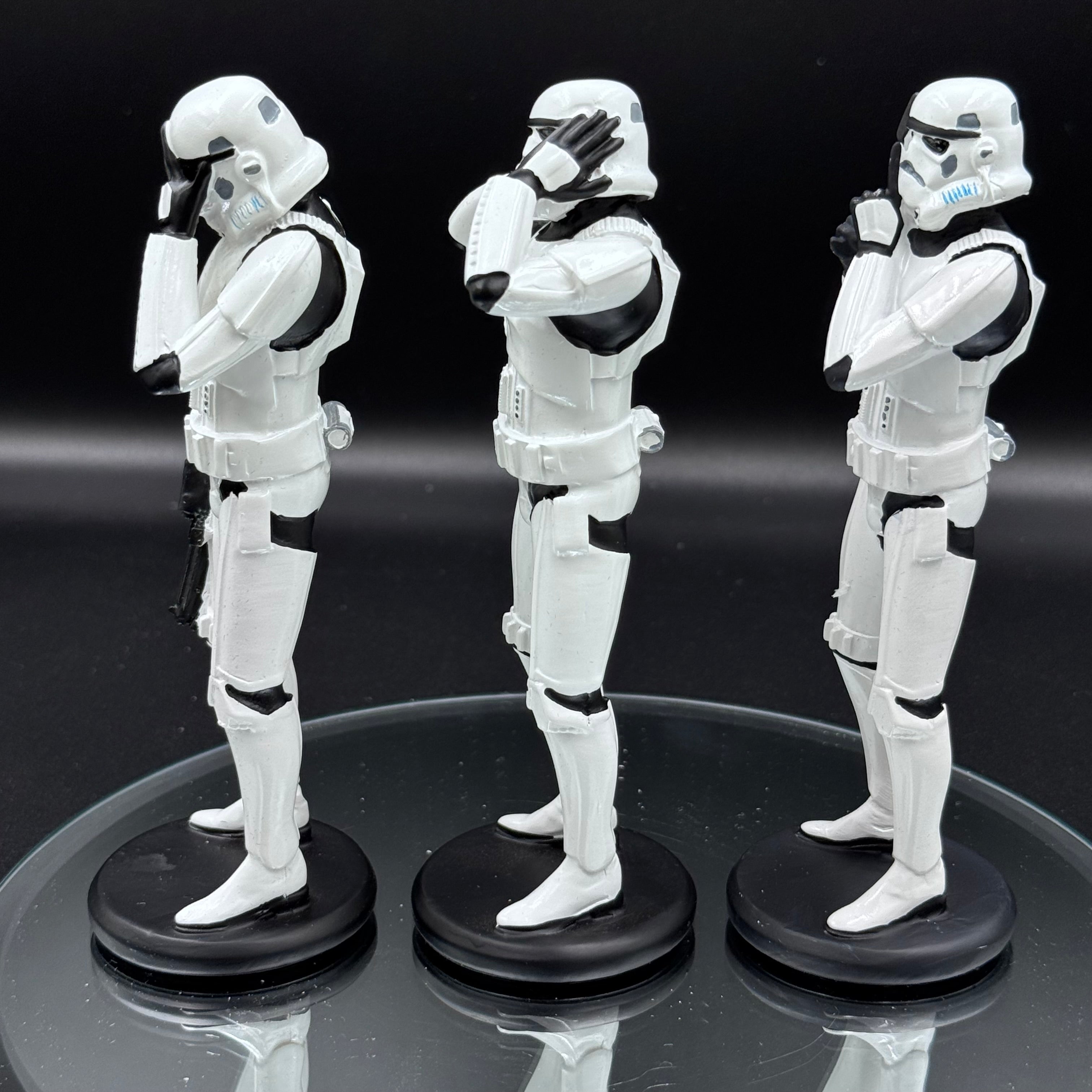 The Original Stormtrooper Three Wise Sci-Fi Figurines