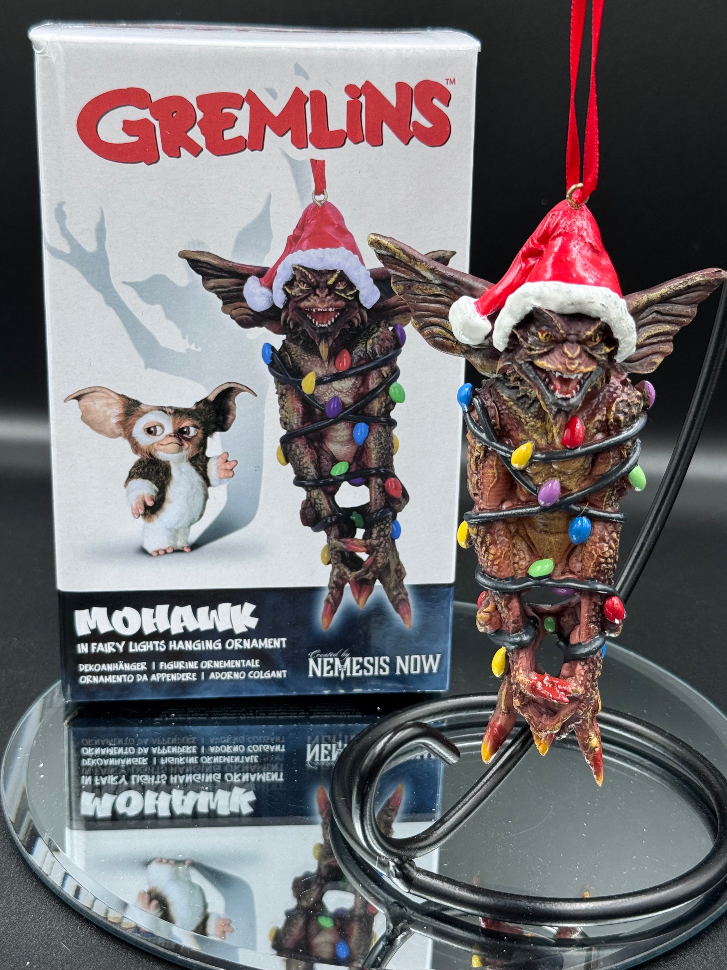 Gremlins Mowhawk in Fairy Lights Hanging Festive Decorative Ornament