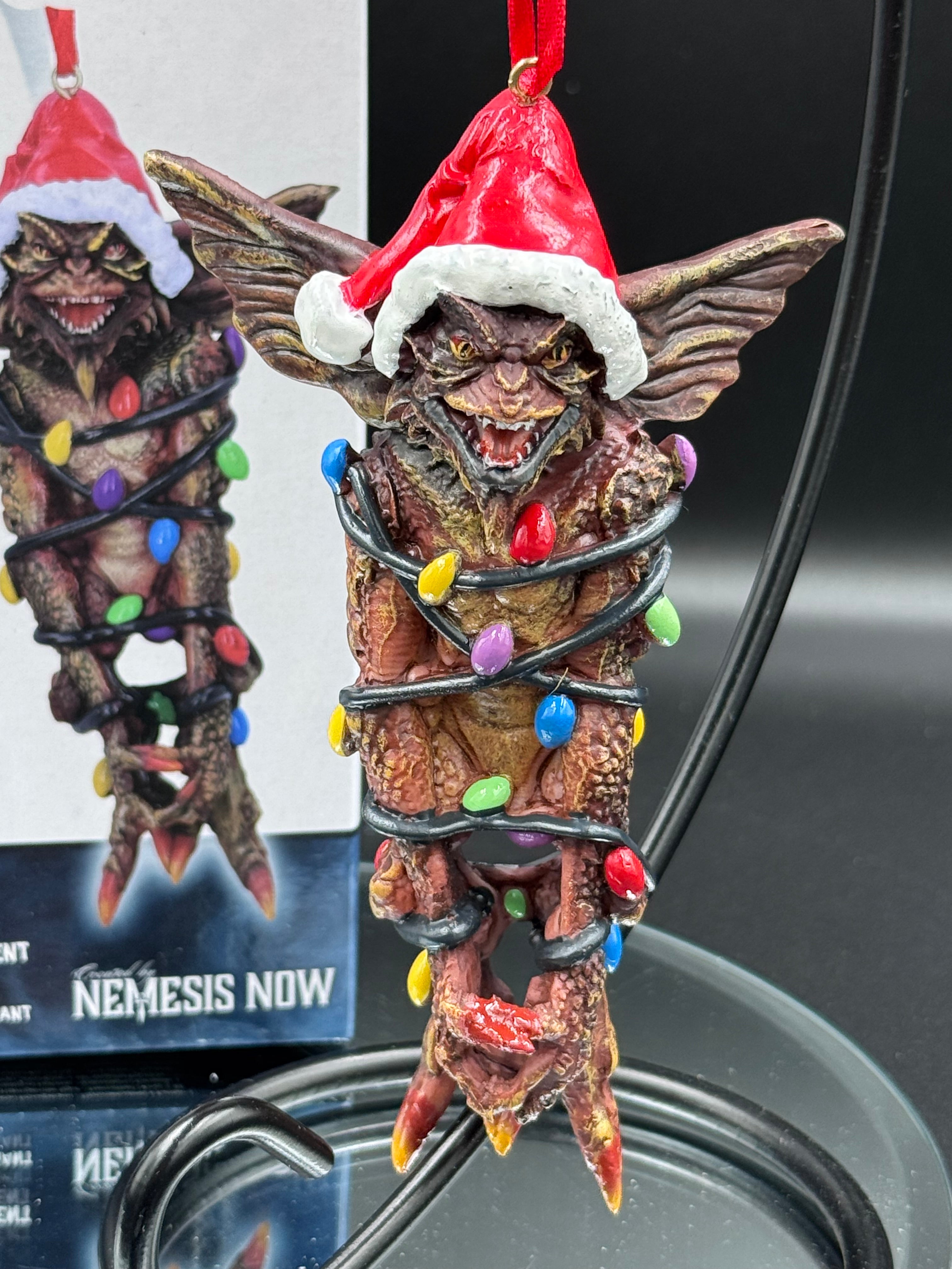 Gremlins Mowhawk in Fairy Lights Hanging Festive Decorative Ornament