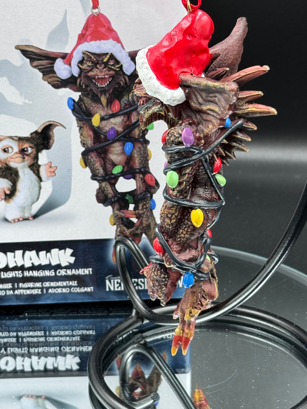 Gremlins Mowhawk in Fairy Lights Hanging Festive Decorative Ornament