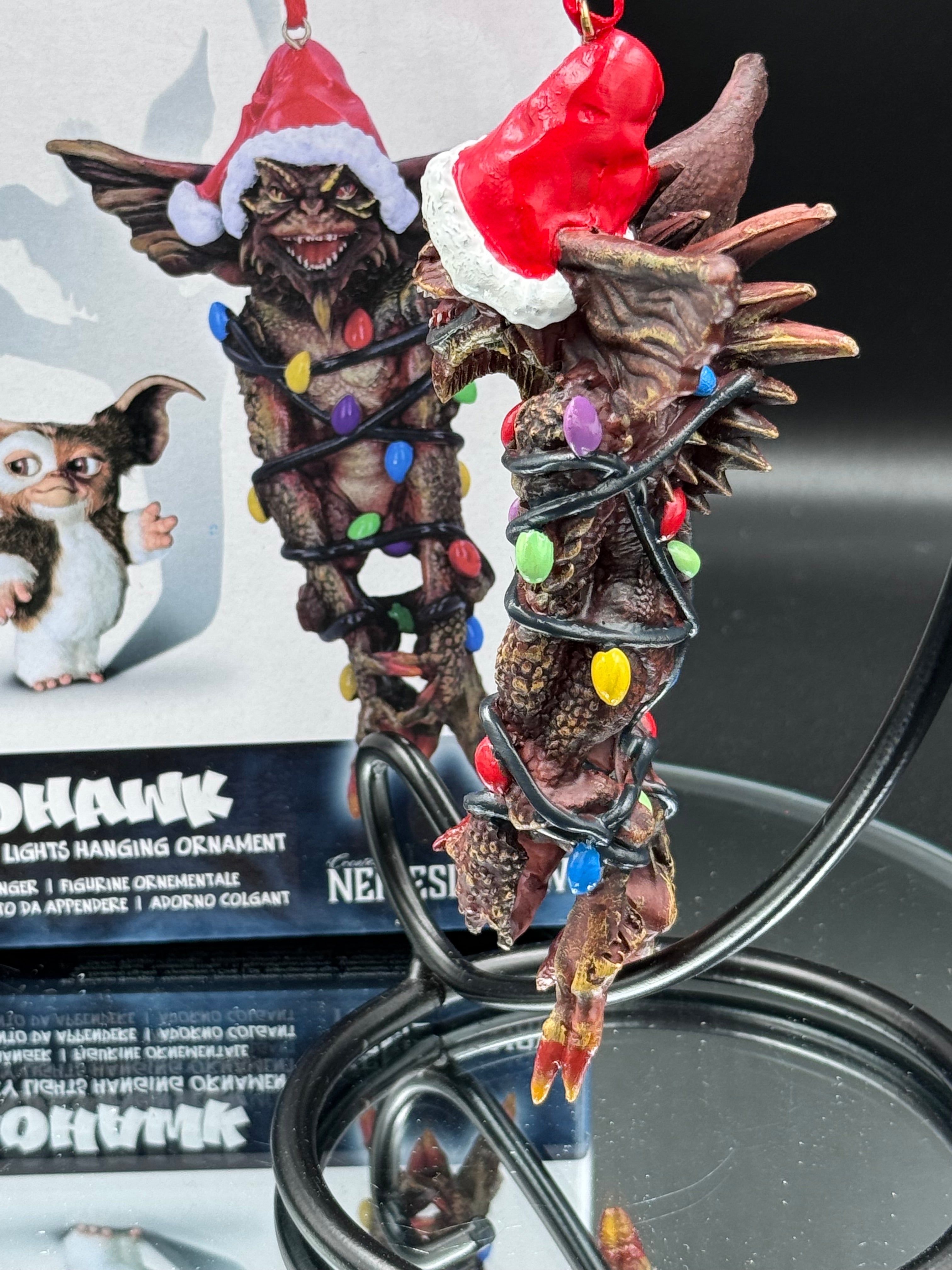 Gremlins Mowhawk in Fairy Lights Hanging Festive Decorative Ornament