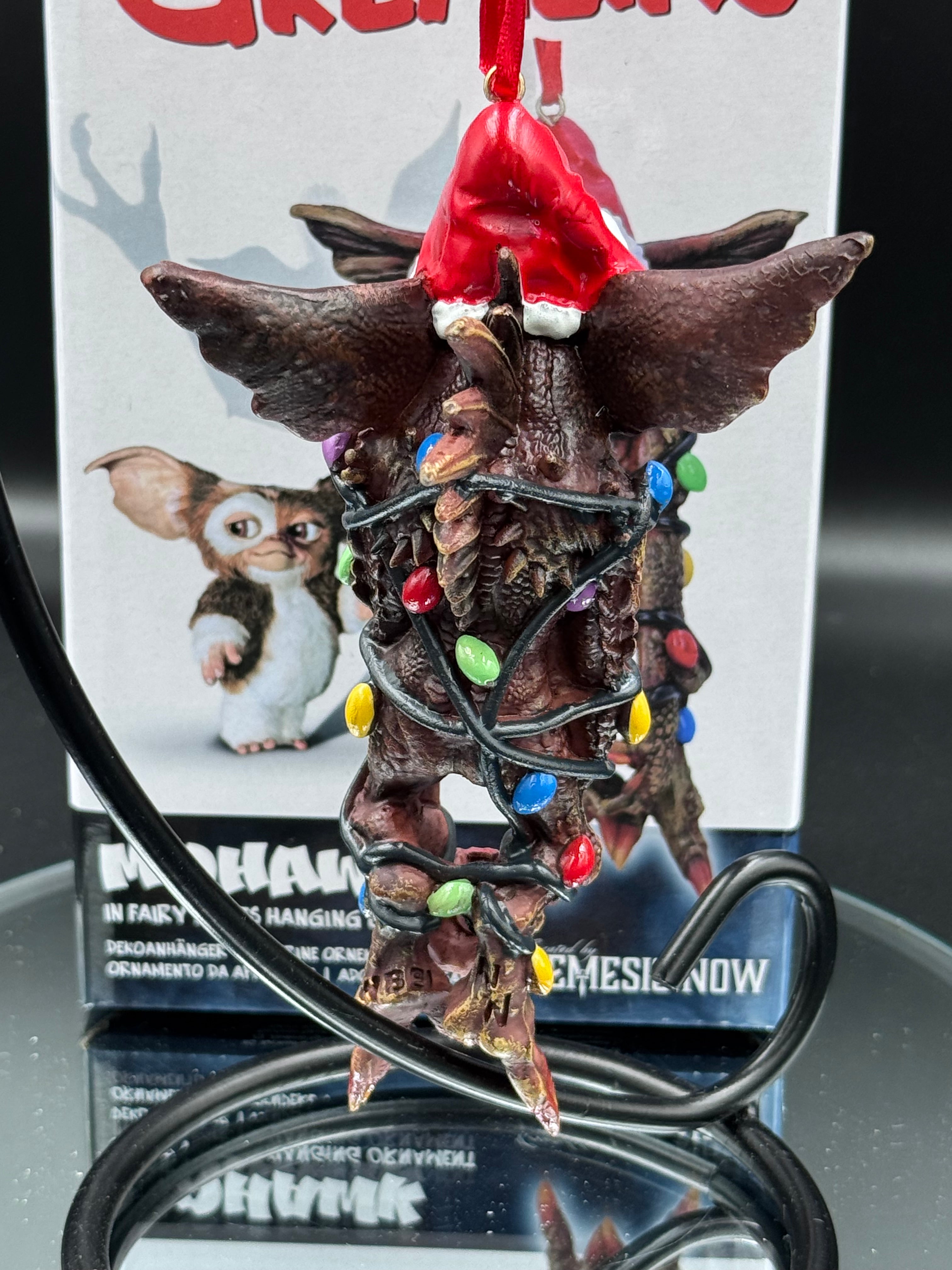 Gremlins Mowhawk in Fairy Lights Hanging Festive Decorative Ornament