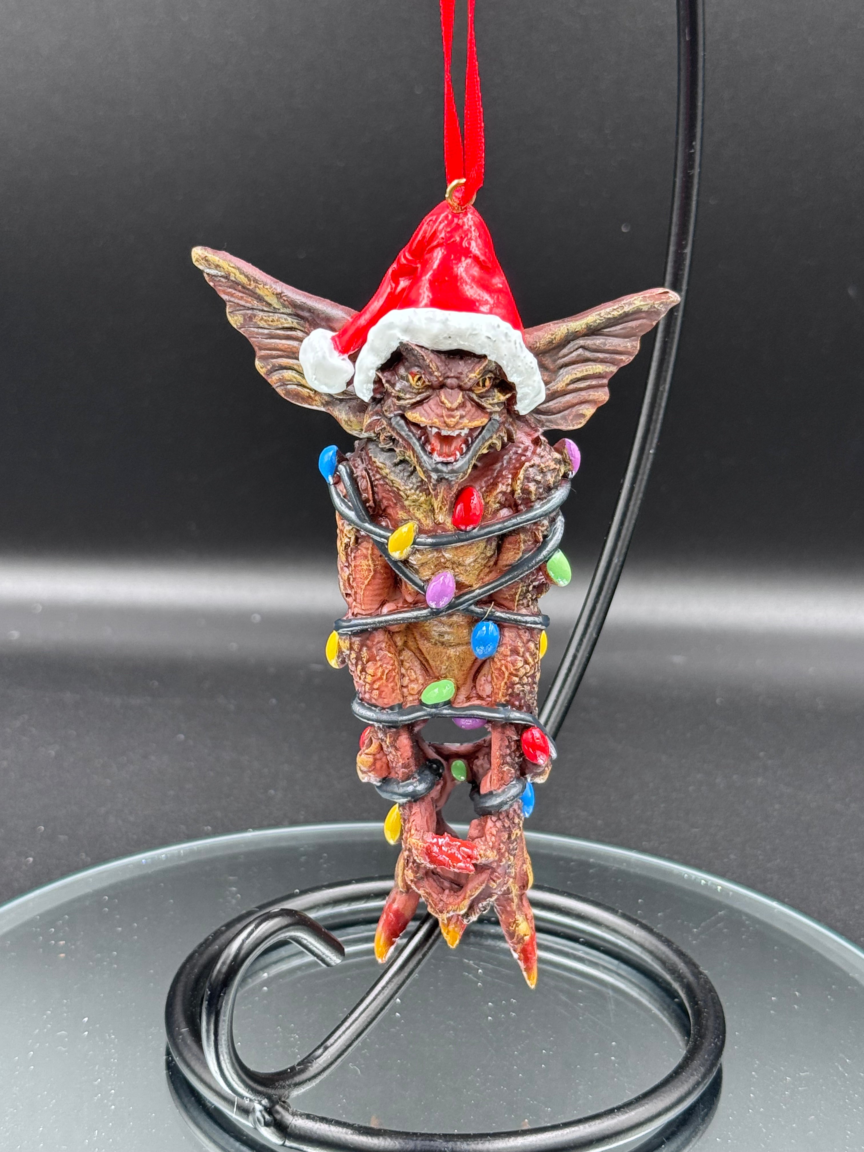 Gremlins Mowhawk in Fairy Lights Hanging Festive Decorative Ornament