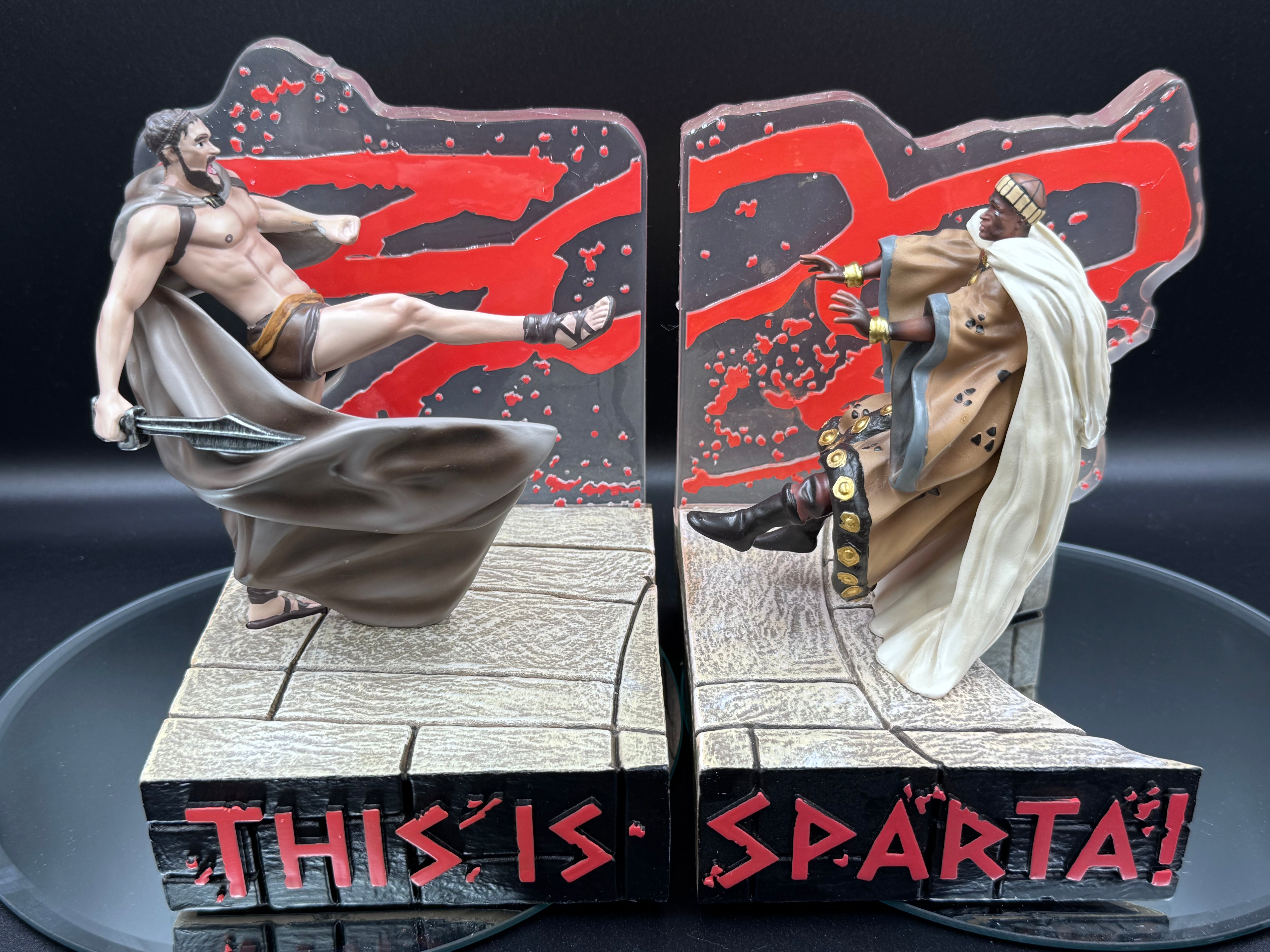300 This Is Sparta Battle Bookends 24cm | Official 300 Film