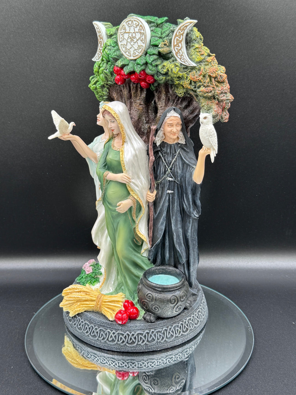 Maiden, Mother, Crone (Painted) 26cm