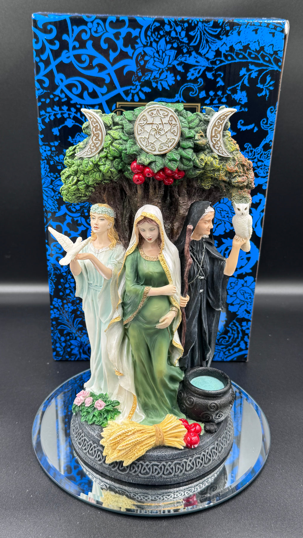 Maiden, Mother, Crone (Painted) 26cm