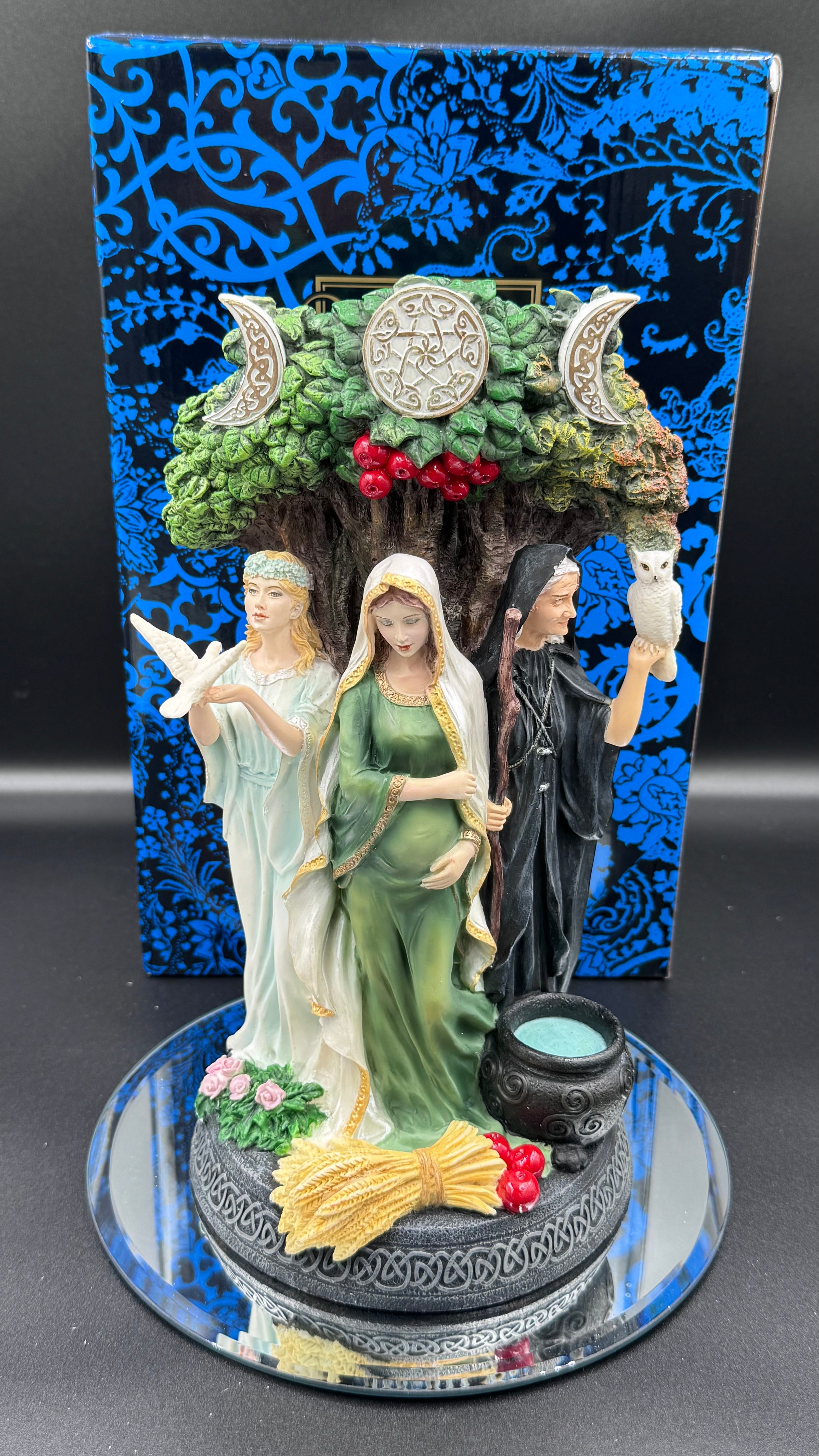 Maiden, Mother, Crone (Painted) 26cm