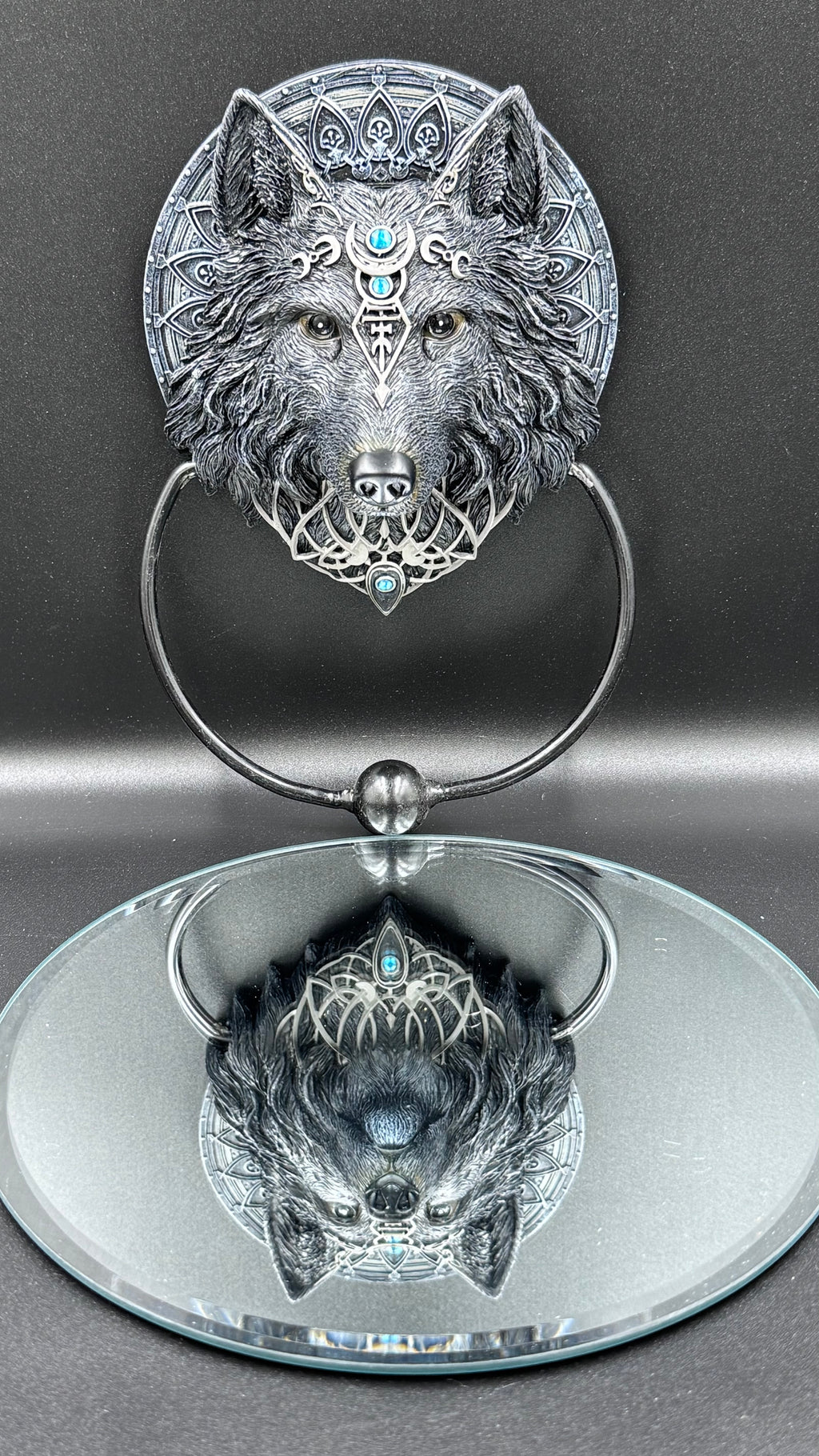 Wolf Moon Door Knocker 20.5cm