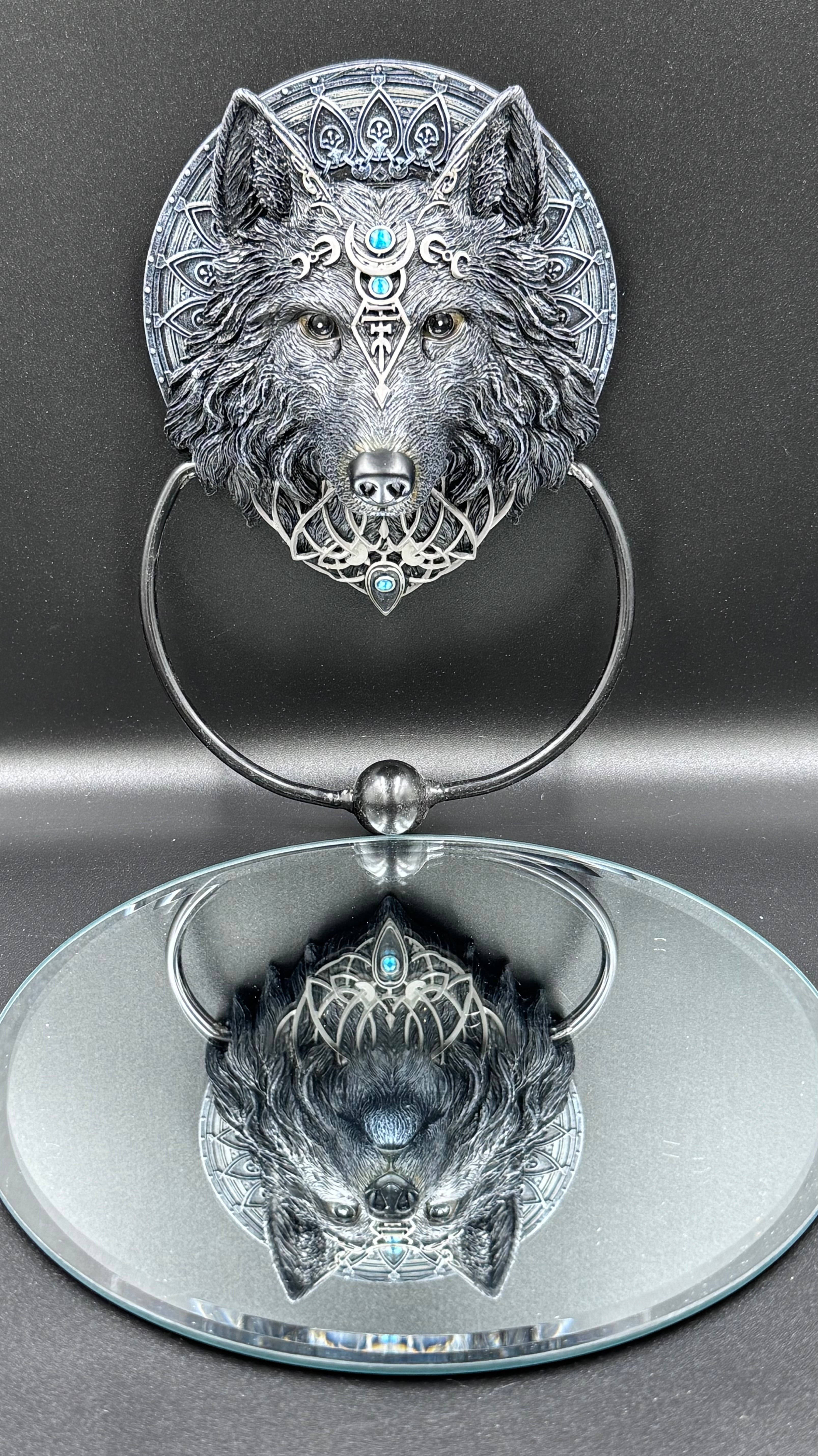 Wolf Moon Door Knocker 20.5cm