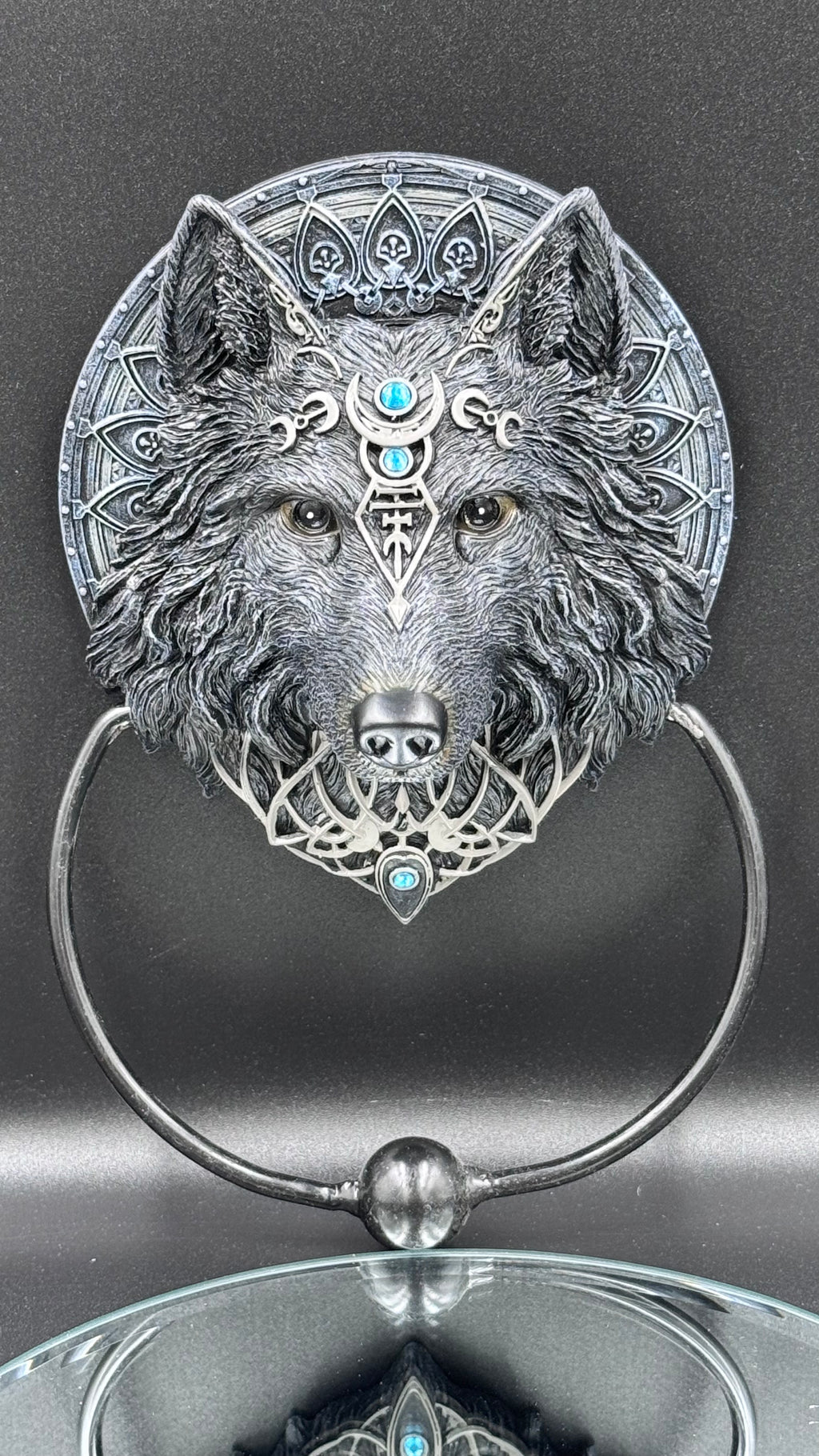 Wolf Moon Door Knocker 20.5cm