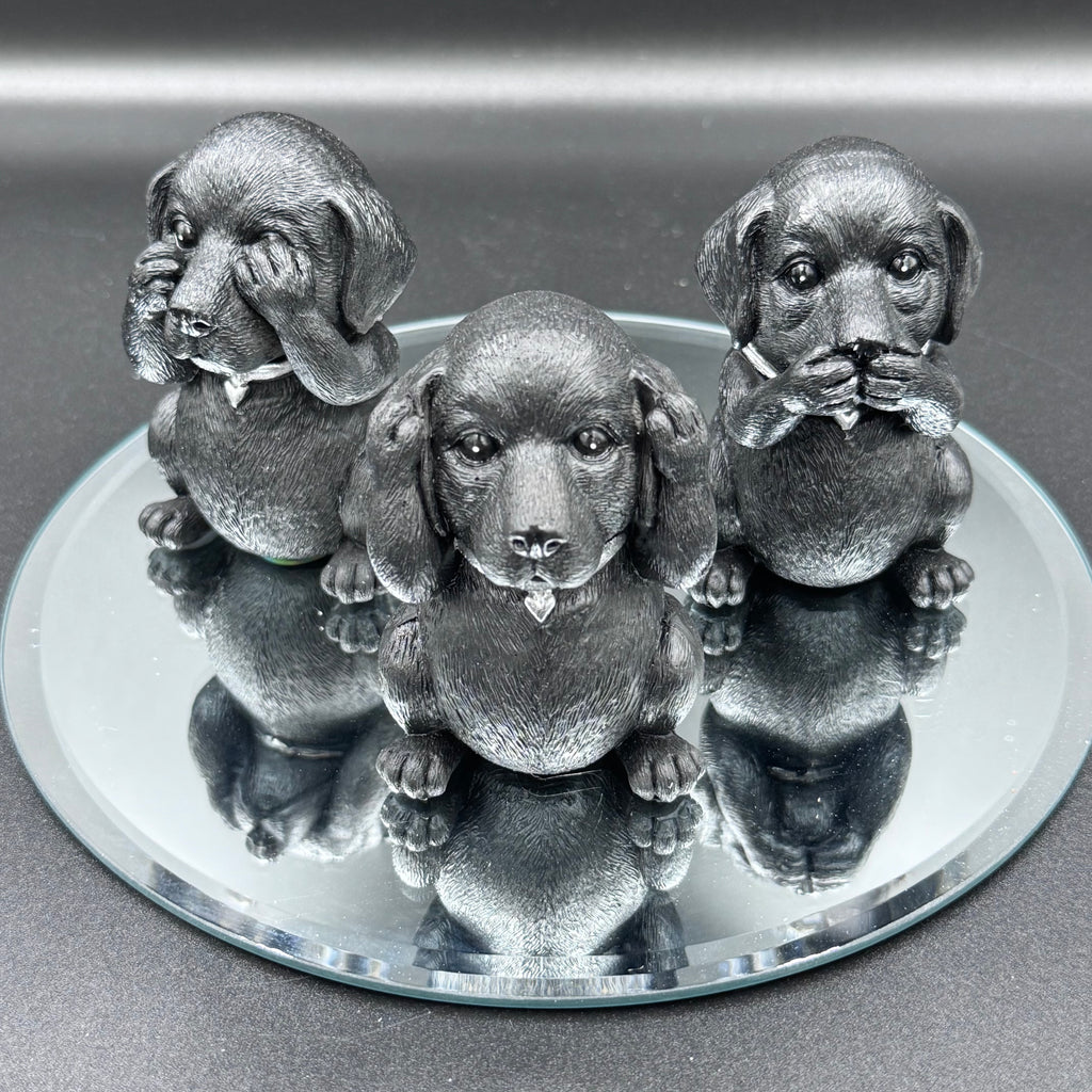 Three Wise Labradors 8.5cm