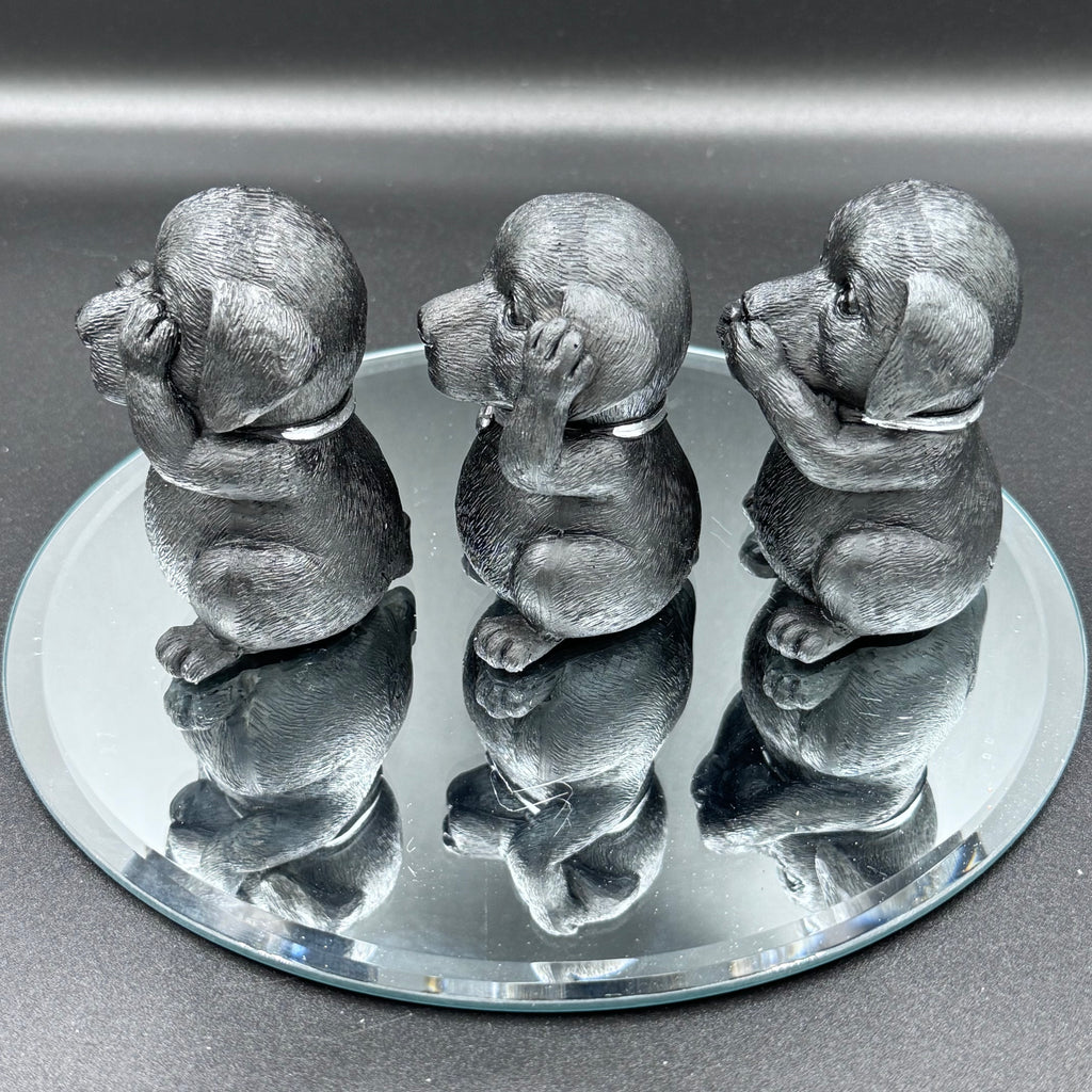 Three Wise Labradors 8.5cm