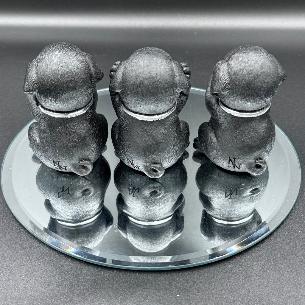 Three Wise Labradors 8.5cm
