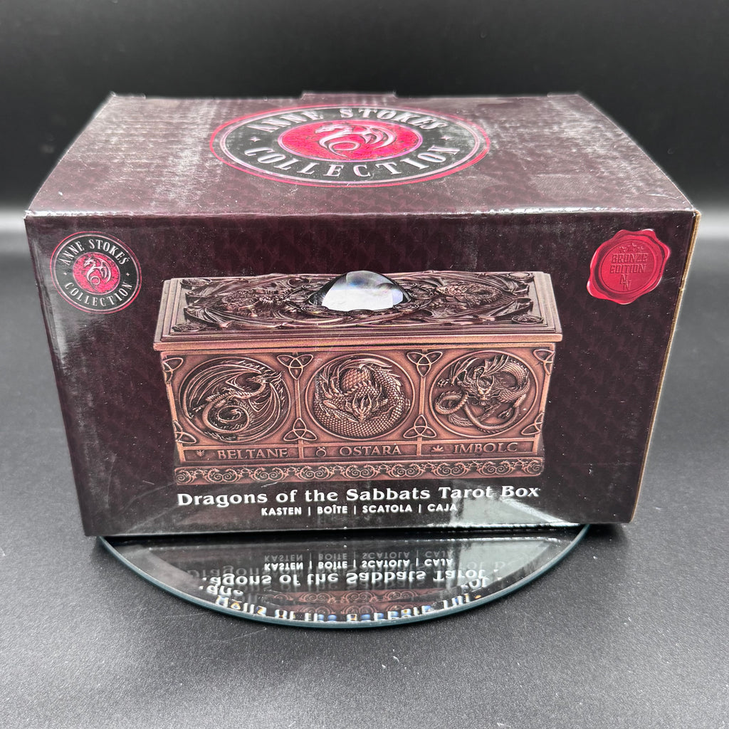 Anne Stokes Dragons of the Sabbats Tarot Box Bronze