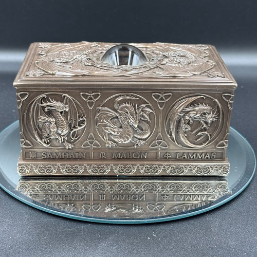 Anne Stokes Dragons of the Sabbats Tarot Box Bronze