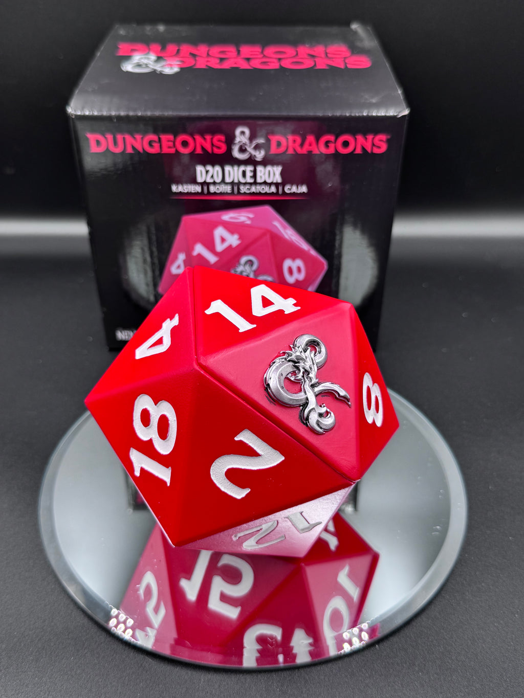 Officially Licensed Dungeons & Dragons D20 Dice Storage Box