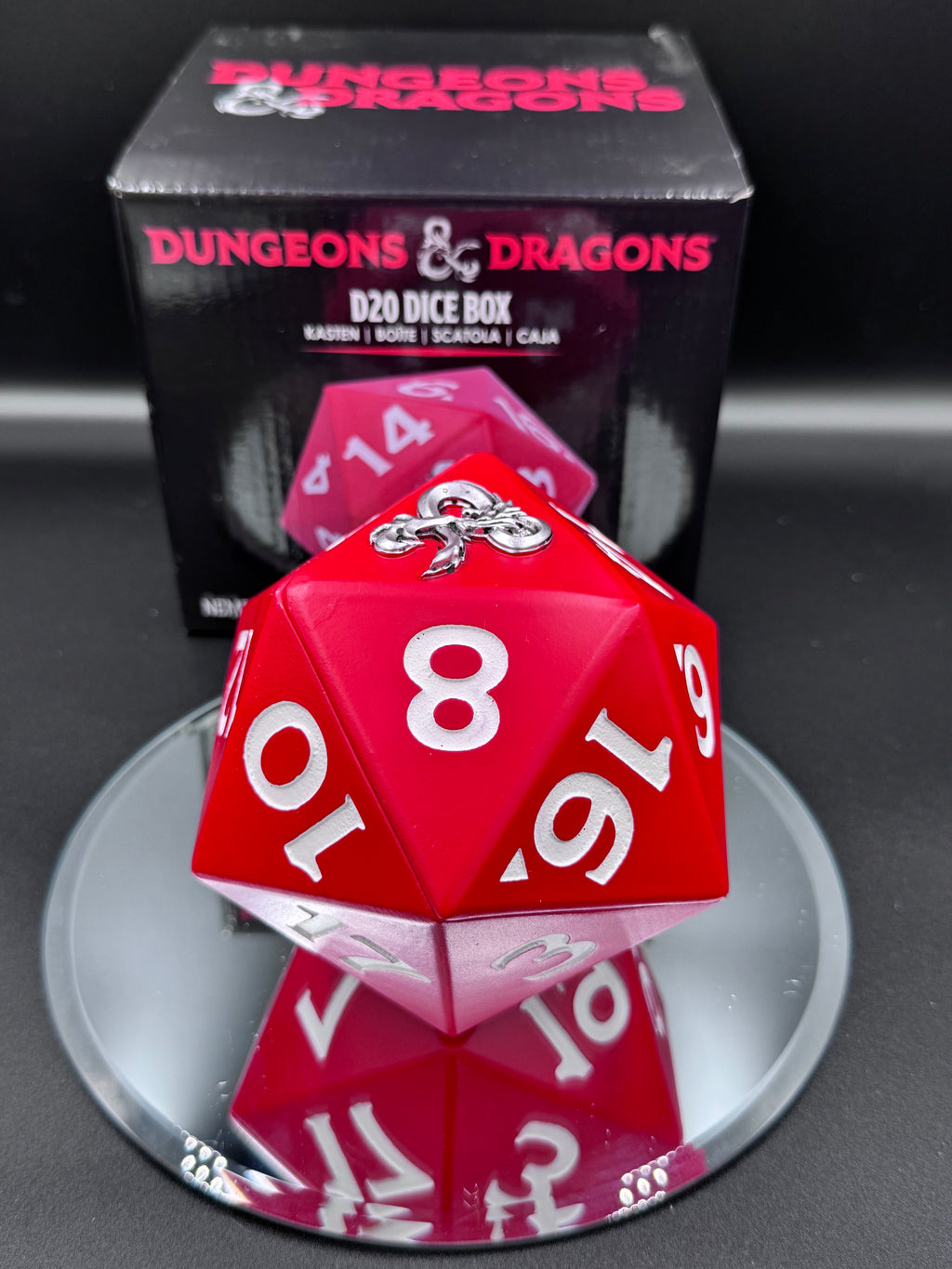 Officially Licensed Dungeons & Dragons D20 Dice Storage Box