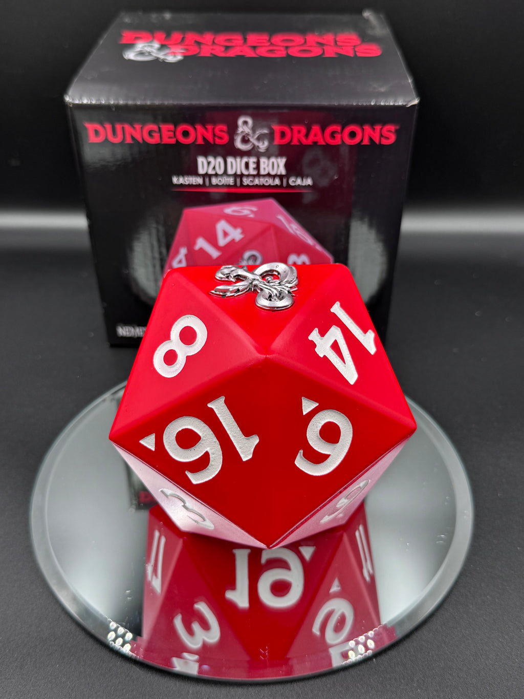 Officially Licensed Dungeons & Dragons D20 Dice Storage Box