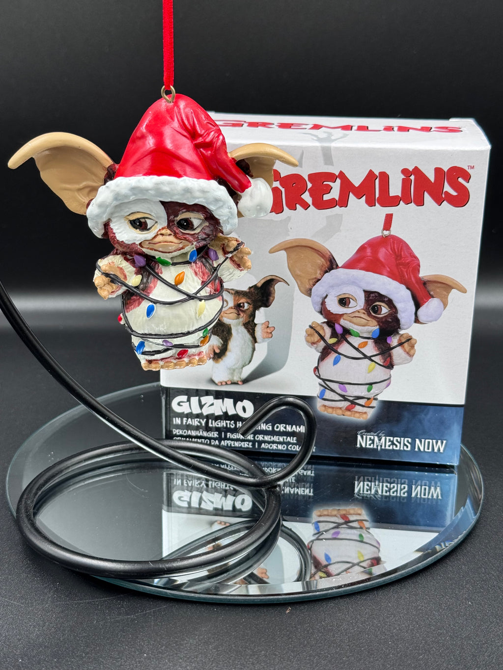Gremlins Gizmo in Fairy Lights Hanging Festive Decorative Ornament