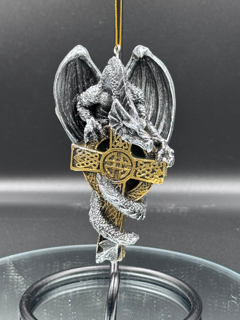 Claus Dragon hanging ornament 11cm