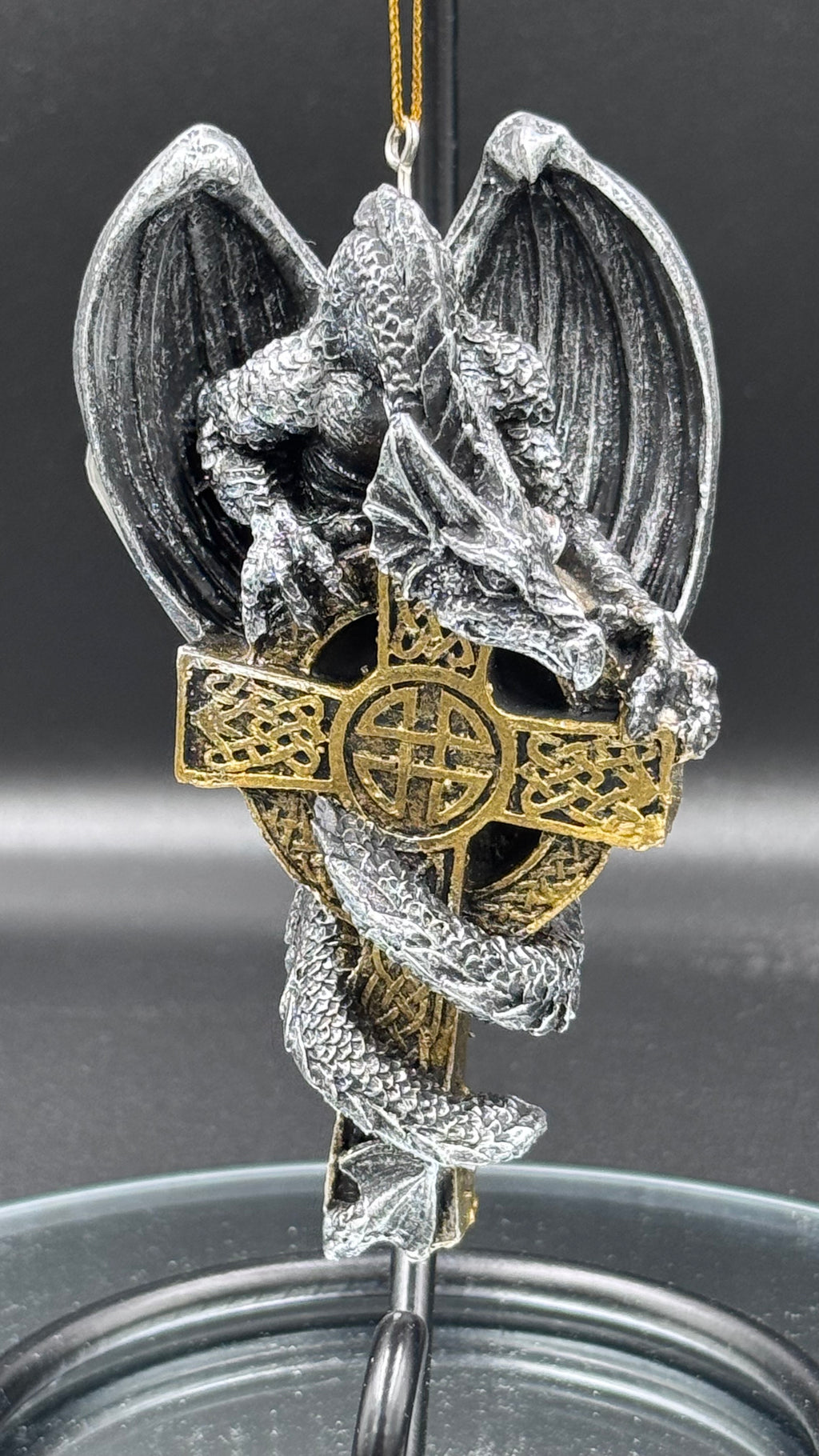 Claus Dragon hanging ornament 11cm