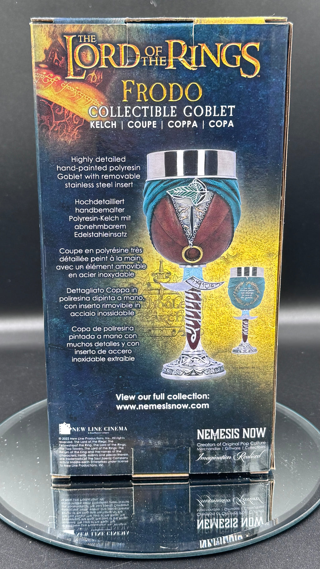 Officially Licensed Lord of the Rings Frodo Goblet 19.5cm