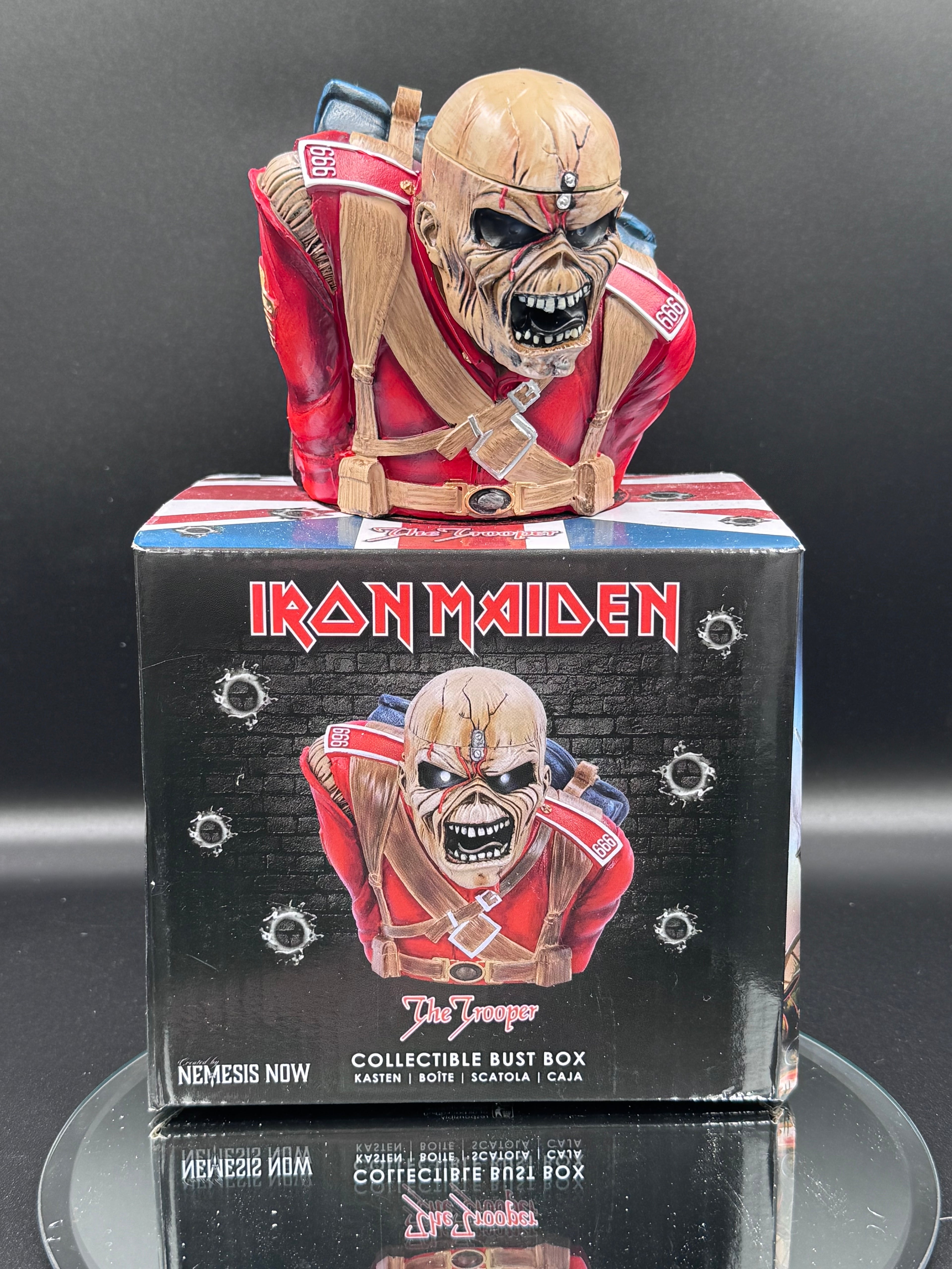 Iron Maiden The Trooper Bust Box (Small) 12cm