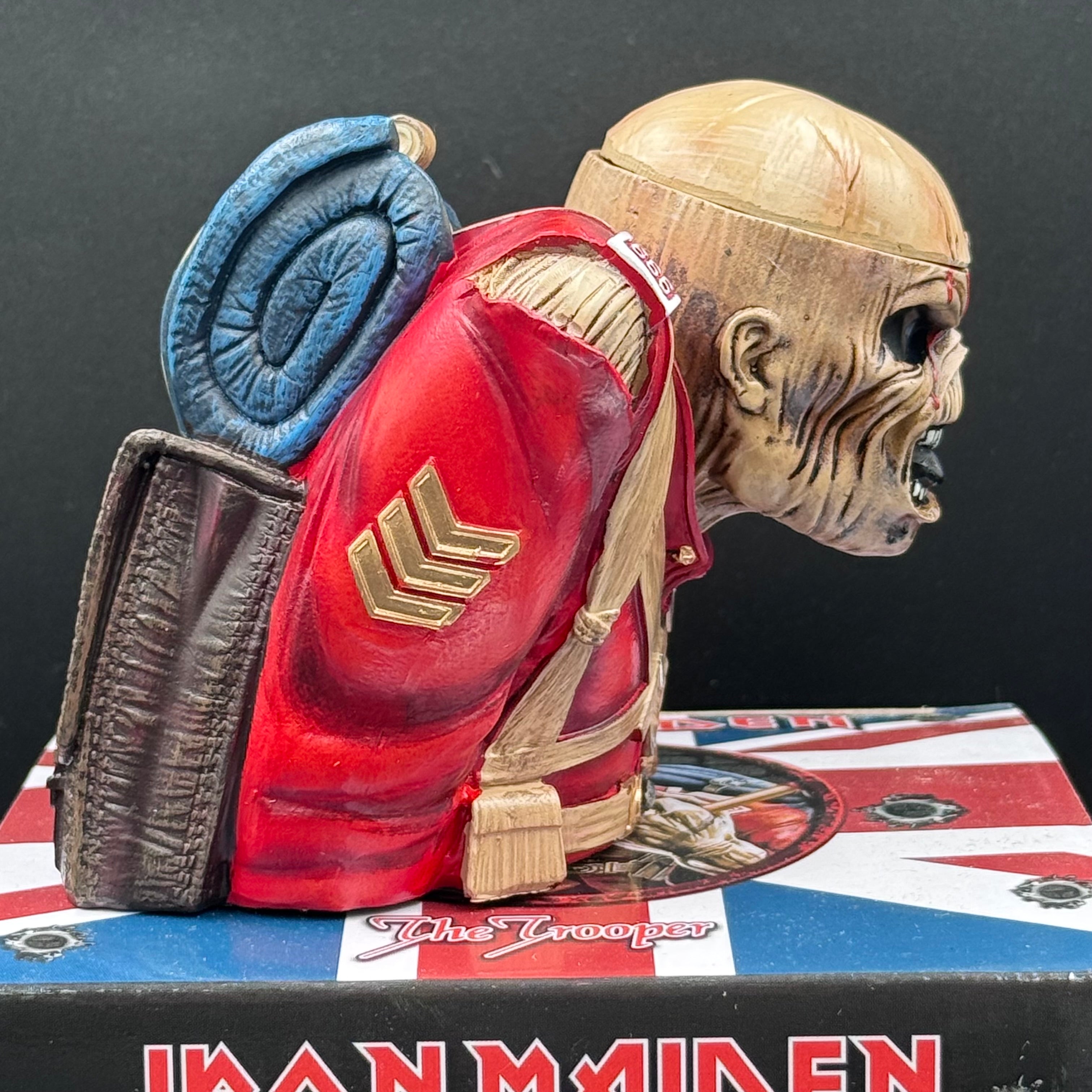Iron Maiden The Trooper Bust Box (Small) 12cm