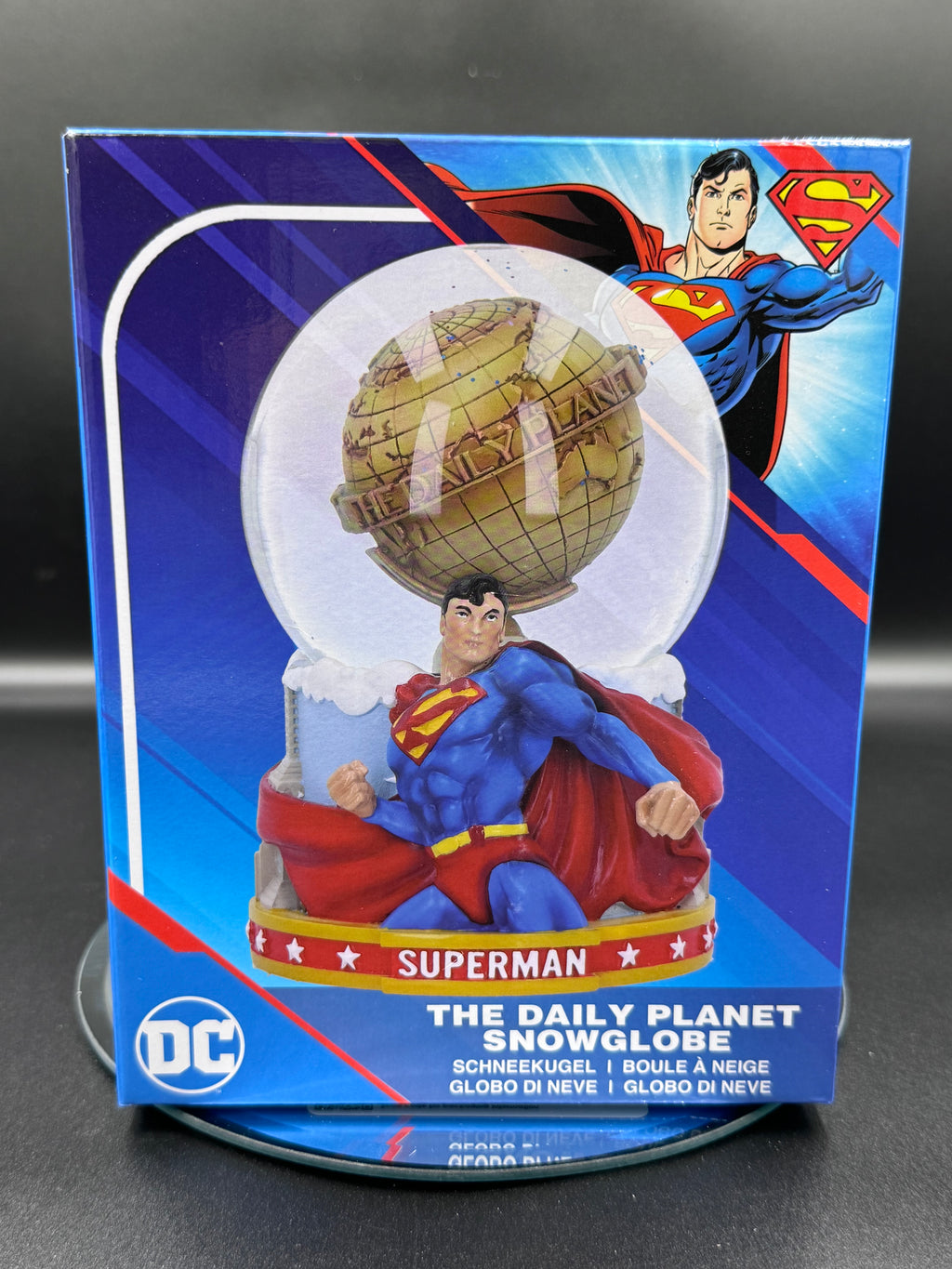 DC The Daily Planet Superman Hero Snow Globe
