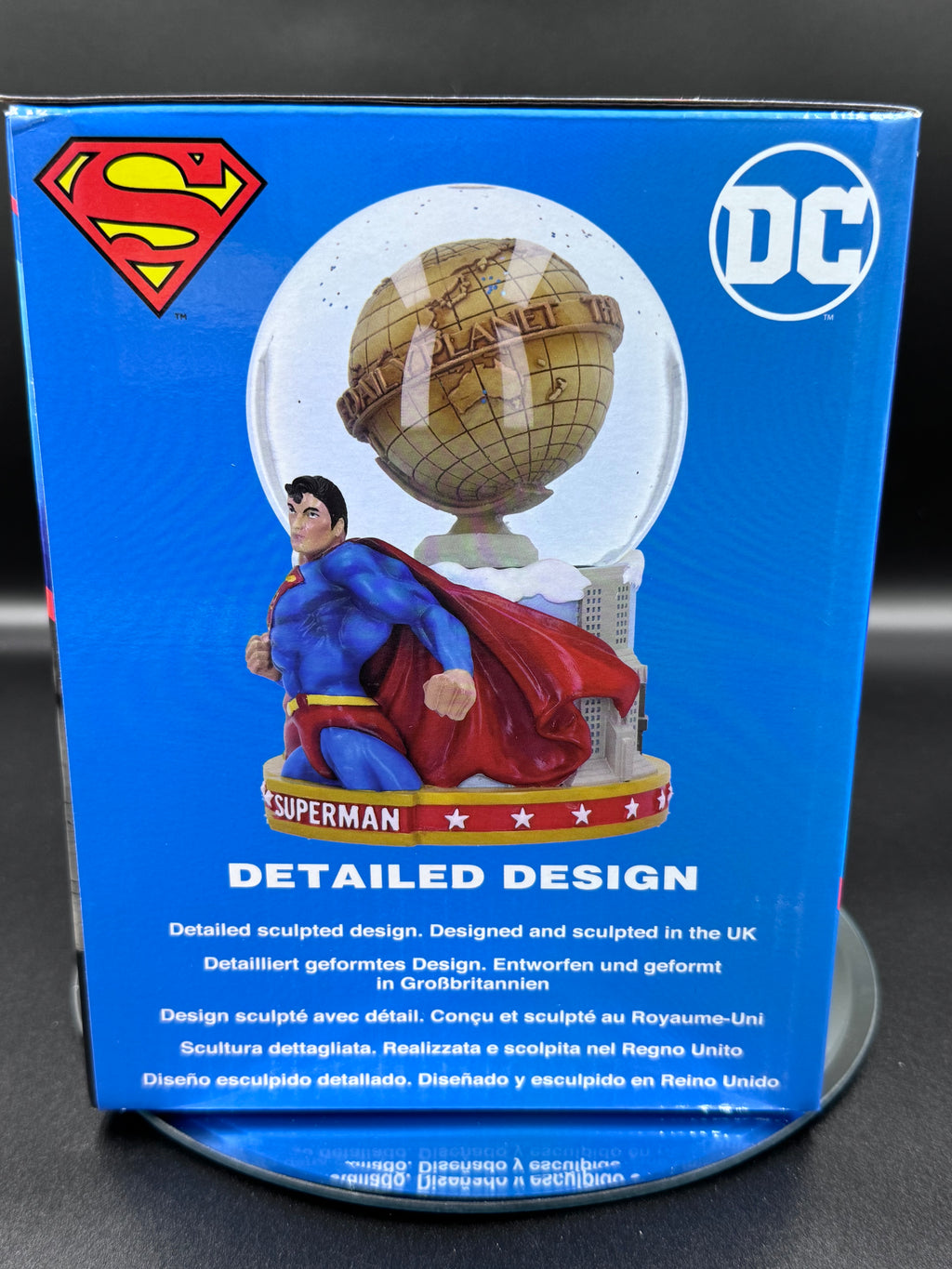 DC The Daily Planet Superman Hero Snow Globe