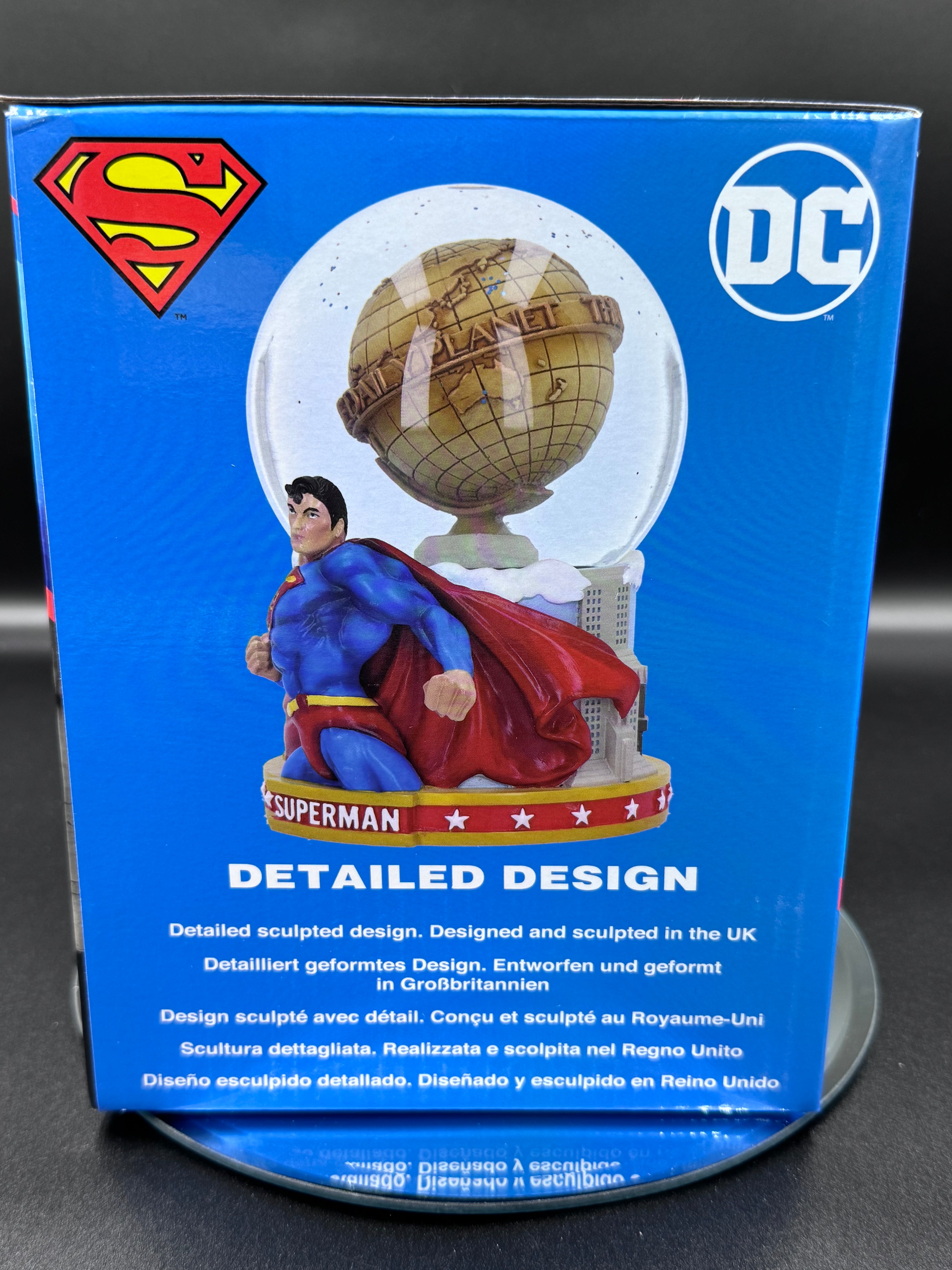 DC The Daily Planet Superman Hero Snow Globe