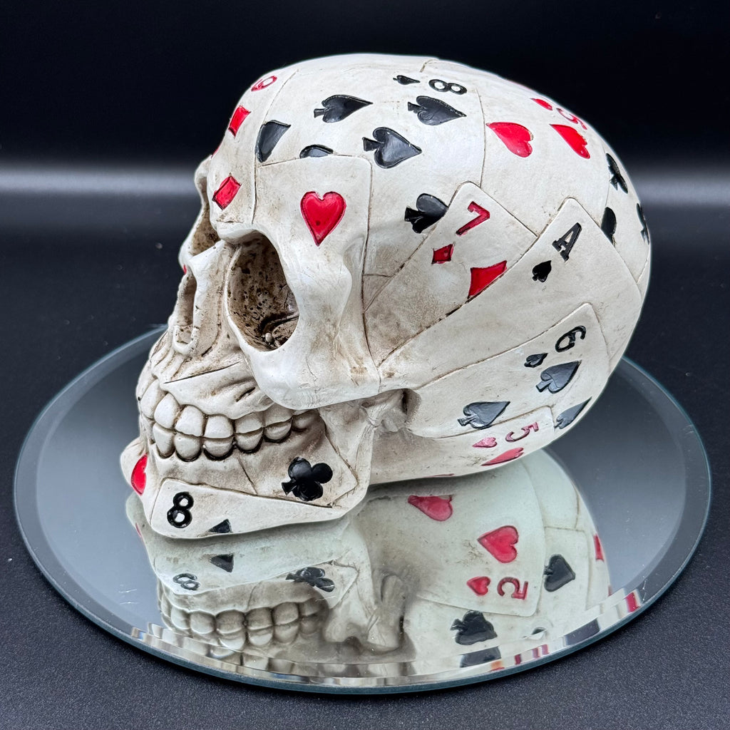 Dead Mans Hand Playing Card Skull Ornament