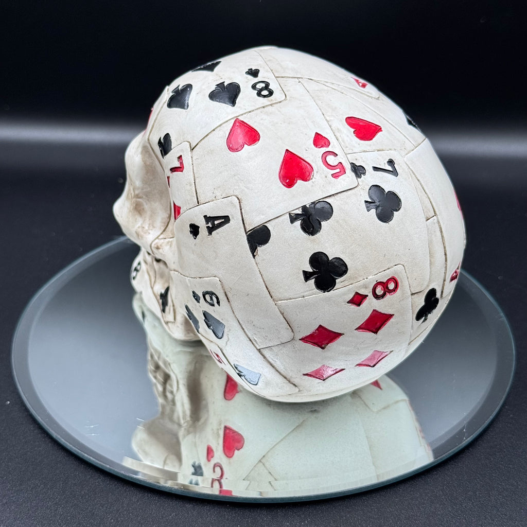 Dead Mans Hand Playing Card Skull Ornament