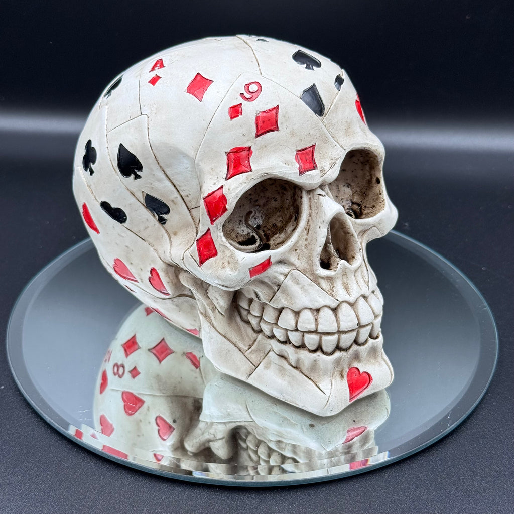 Dead Mans Hand Playing Card Skull Ornament