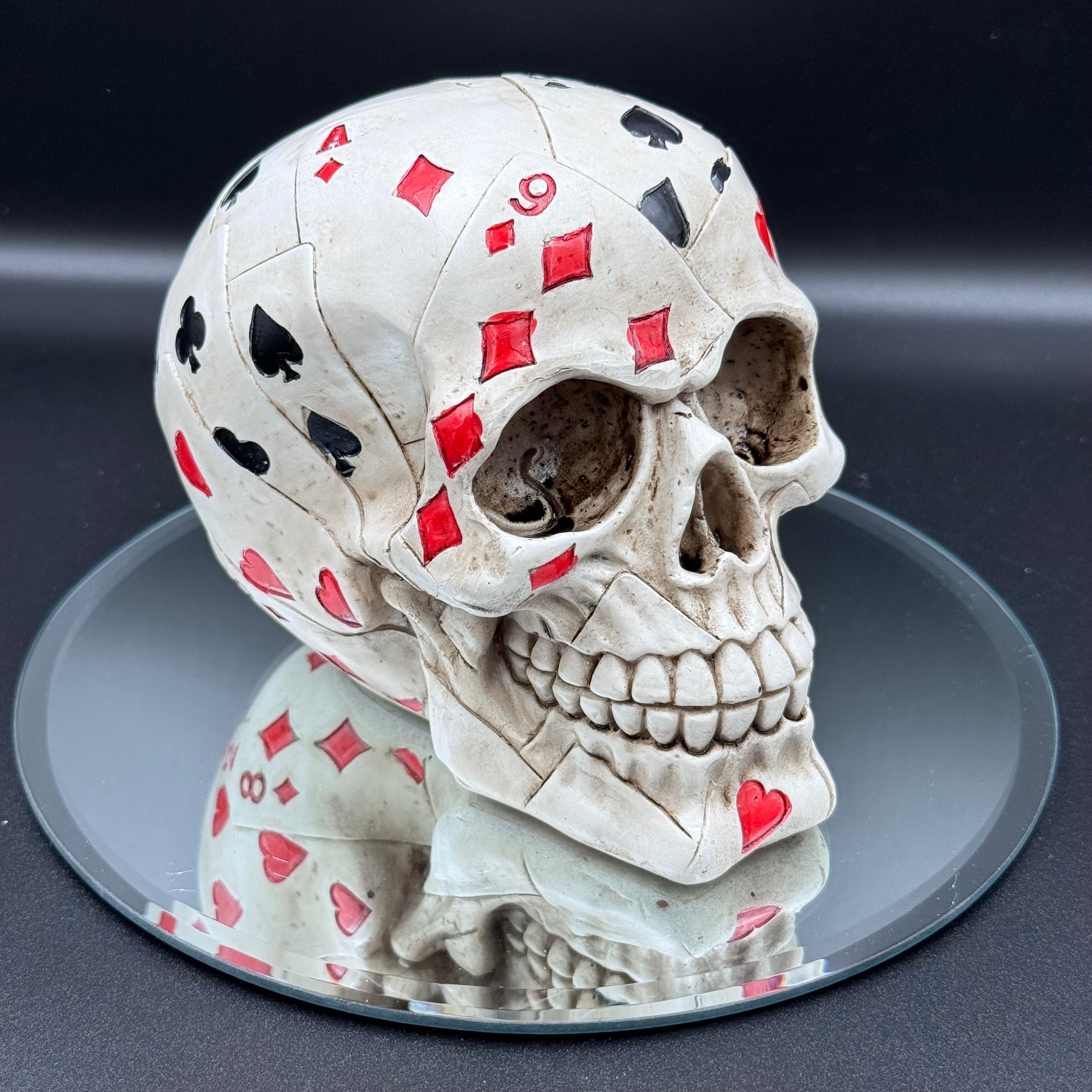 Dead Mans Hand Playing Card Skull Ornament