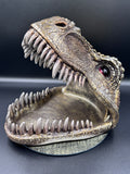 Metallic Tyrannosaurus Rex Head Trinket Dish