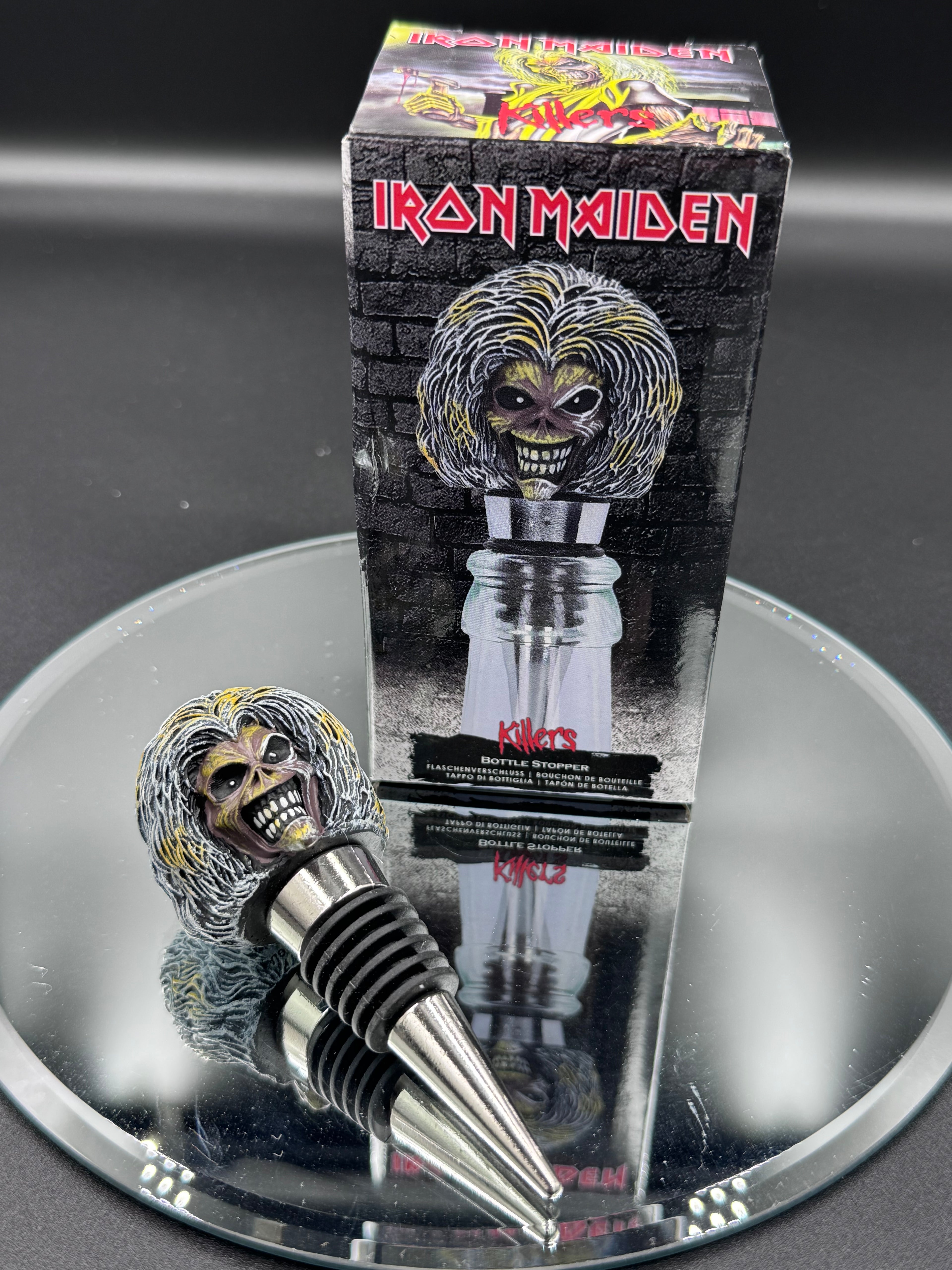 Officially Licensed Iron Maiden Eddie Killers Bottle Stopper 10cm