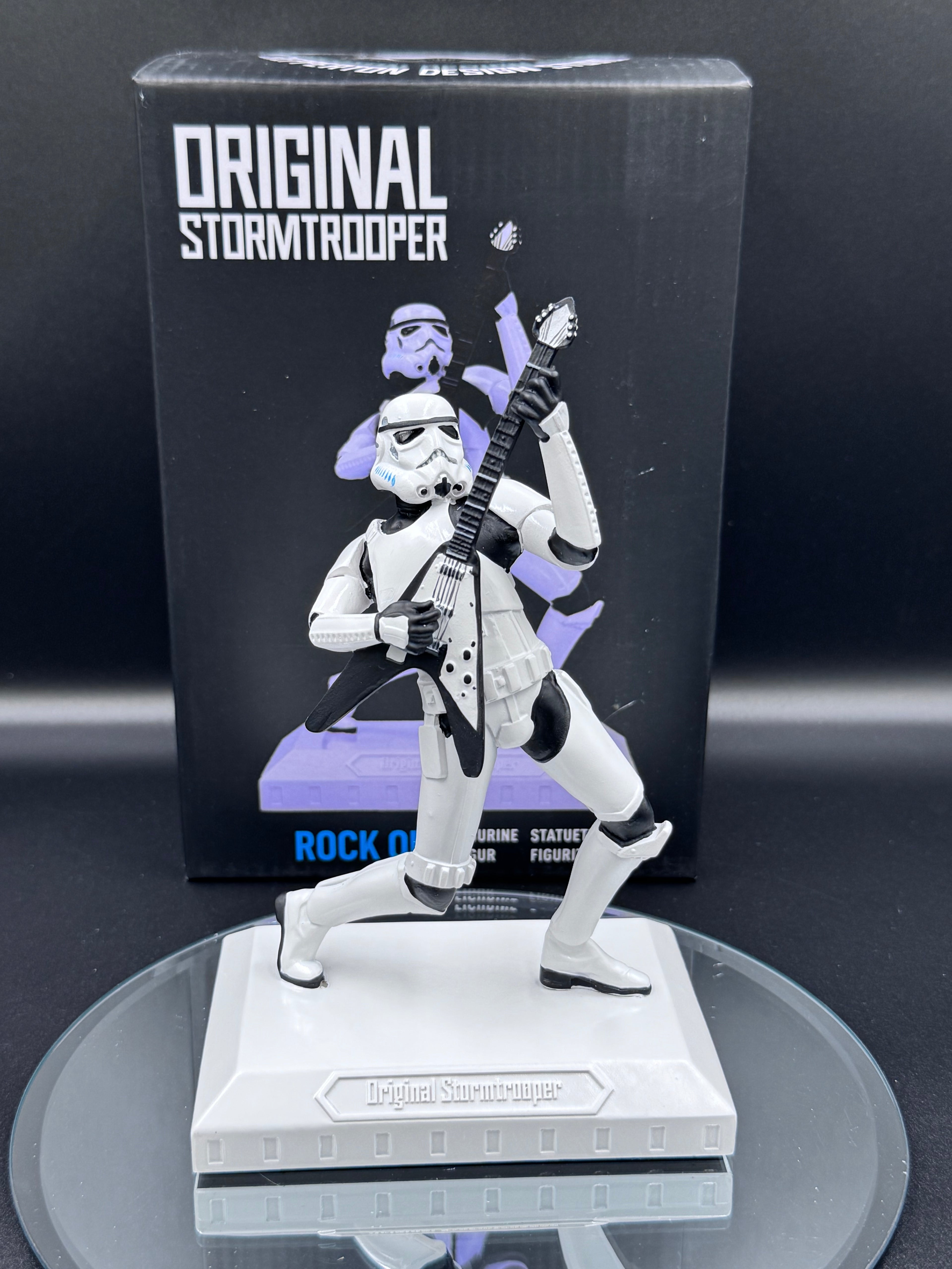 Officially Licensed Stormtrooper Rock On Guitarist Figurine 18cm