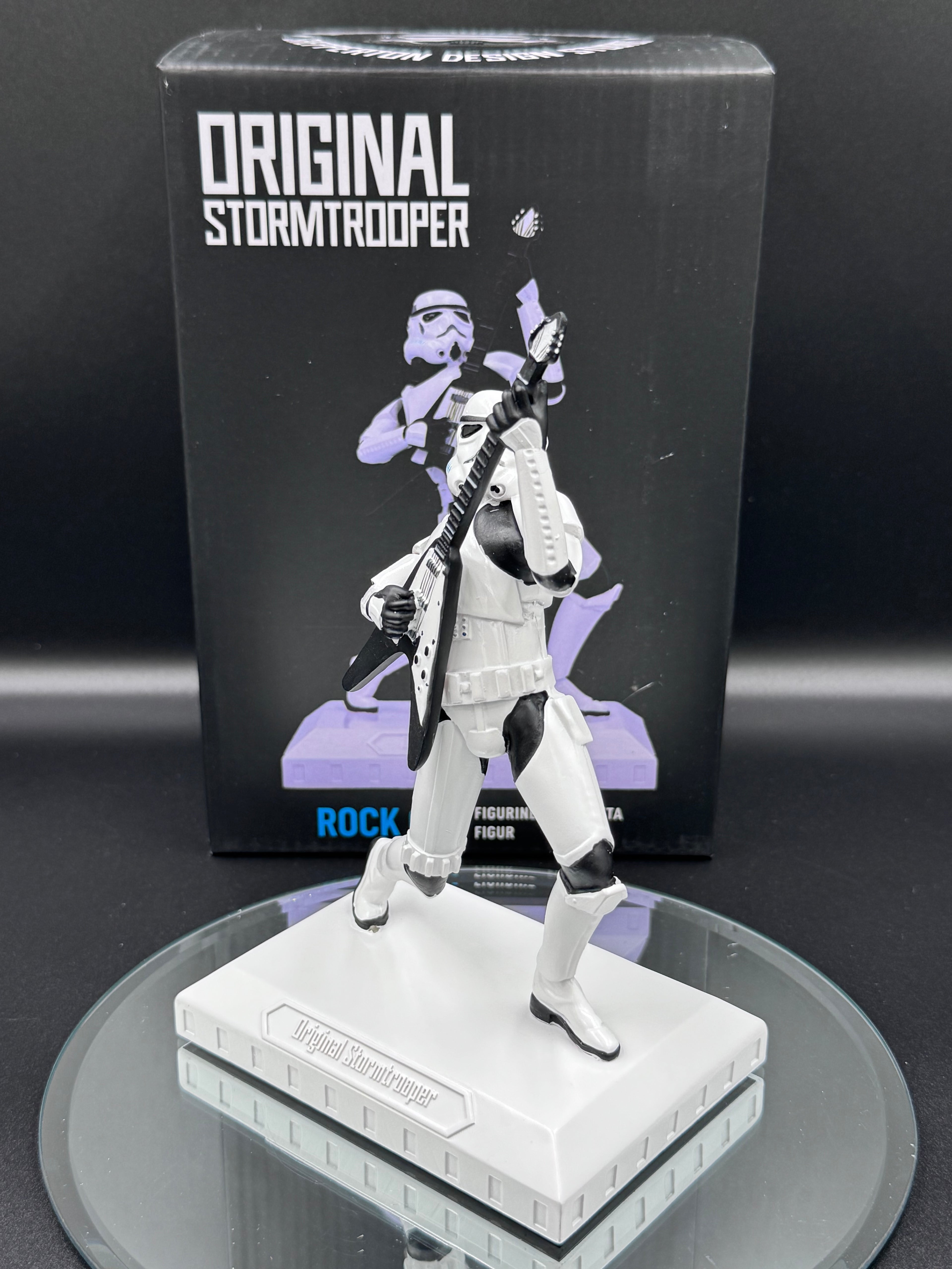 Officially Licensed Stormtrooper Rock On Guitarist Figurine 18cm