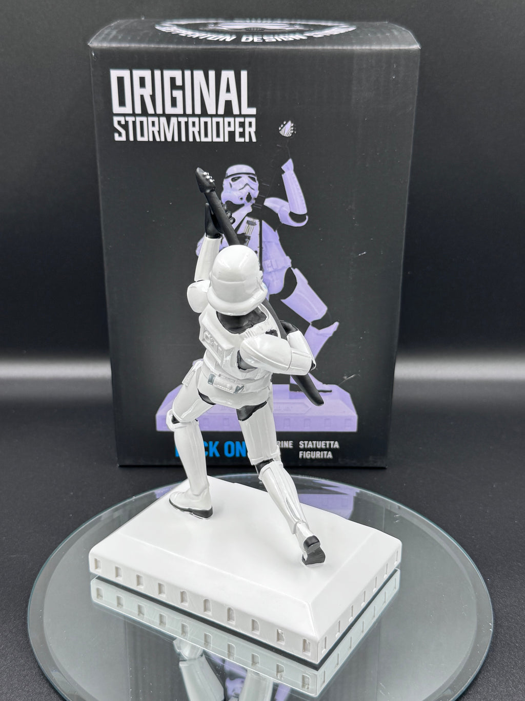 Officially Licensed Stormtrooper Rock On Guitarist Figurine 18cm