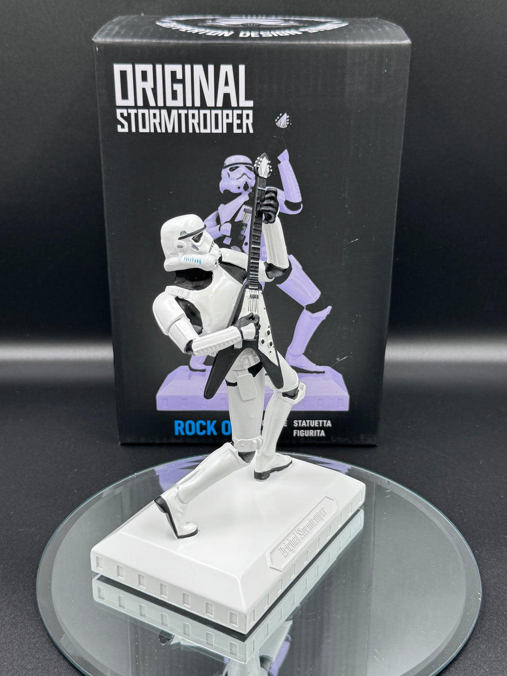Officially Licensed Stormtrooper Rock On Guitarist Figurine 18cm