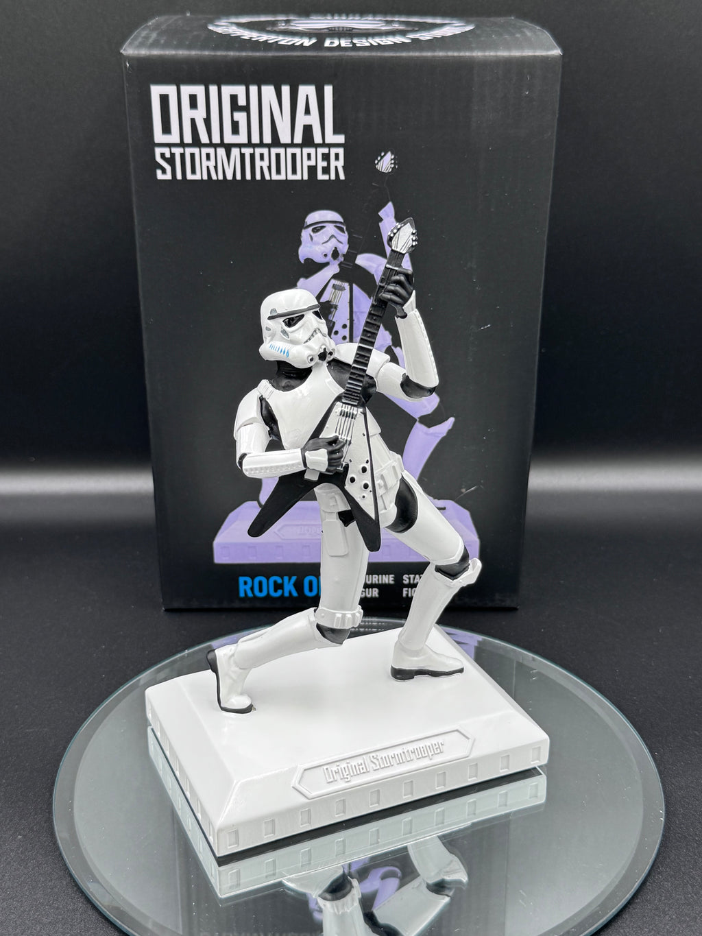 Officially Licensed Stormtrooper Rock On Guitarist Figurine 18cm