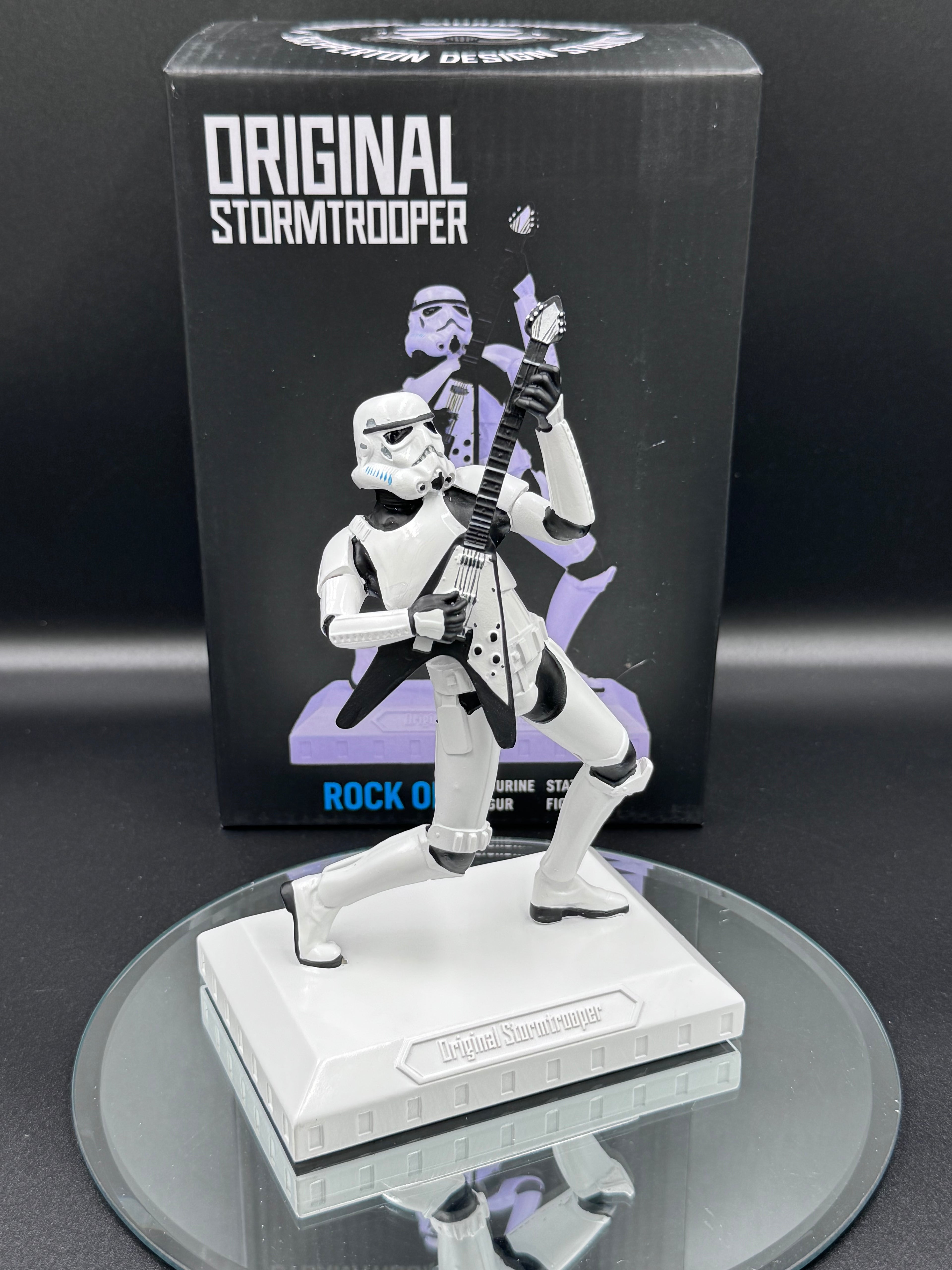 Officially Licensed Stormtrooper Rock On Guitarist Figurine 18cm