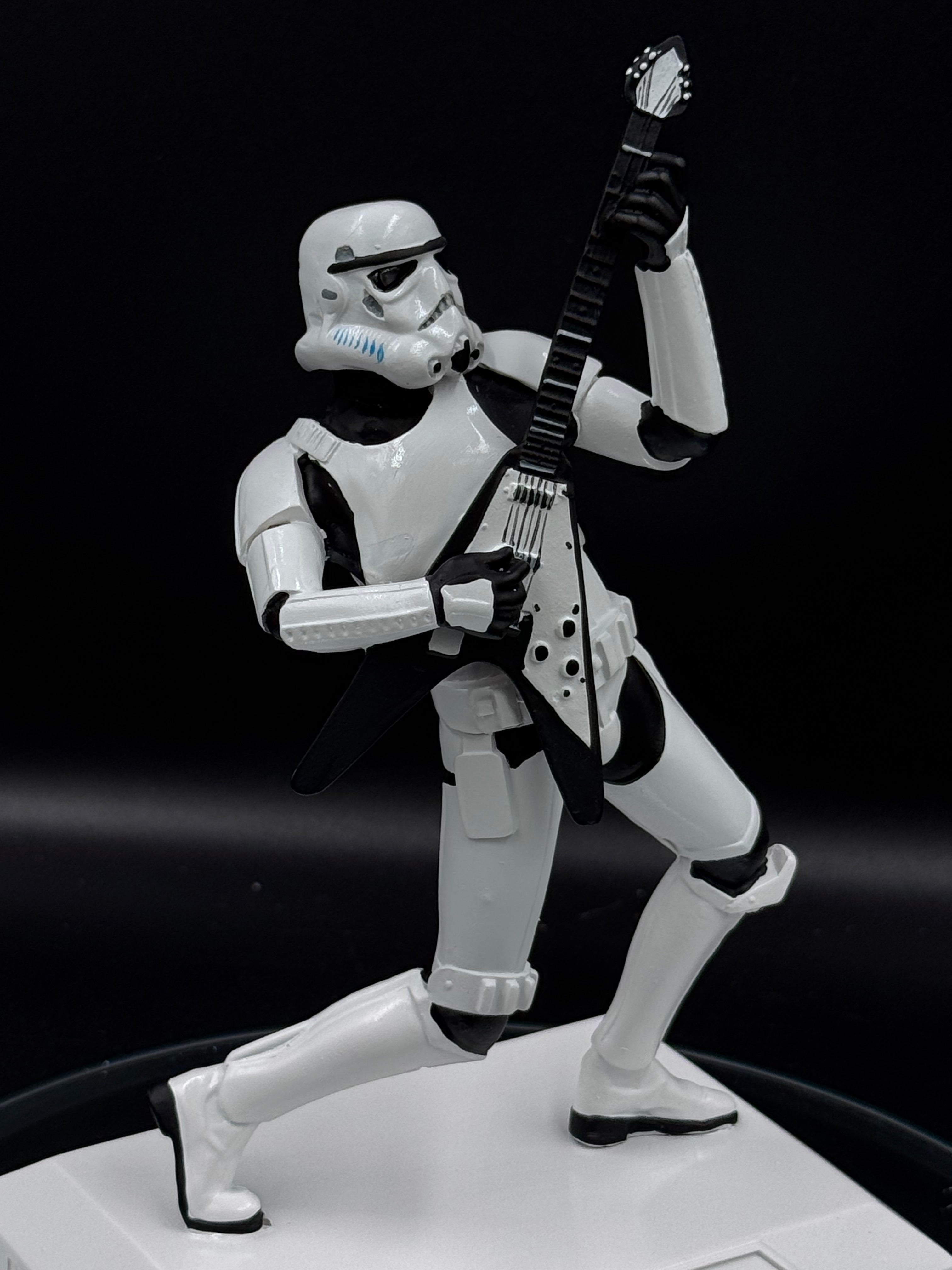 Officially Licensed Stormtrooper Rock On Guitarist Figurine 18cm