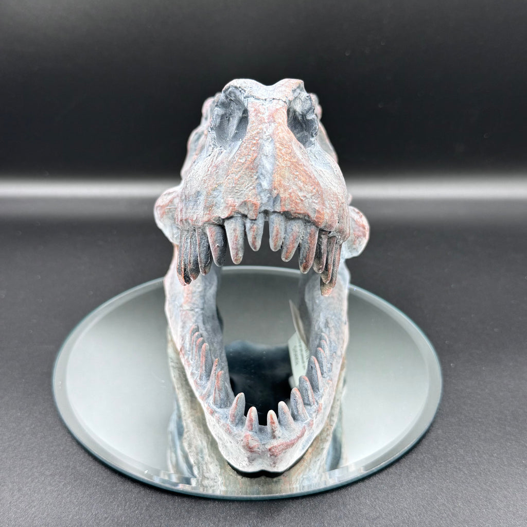 Freestanding Tyrannosaurus Rex Skull Figurine Ornament