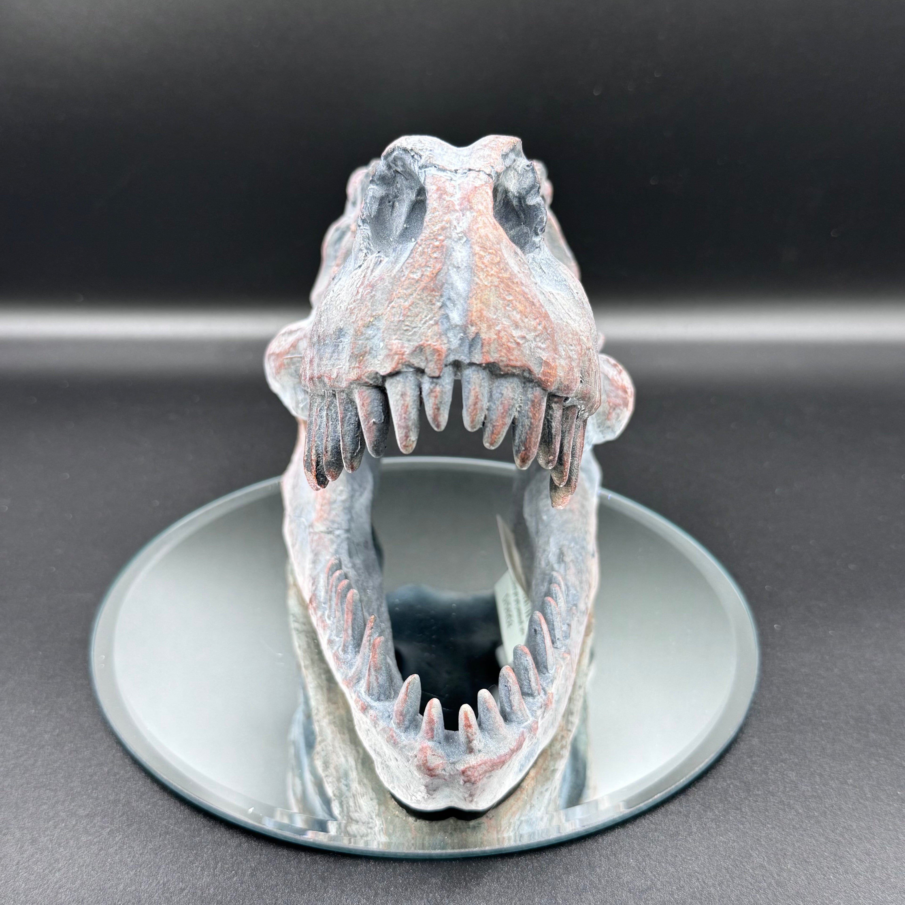 Freestanding Tyrannosaurus Rex Skull Figurine Ornament