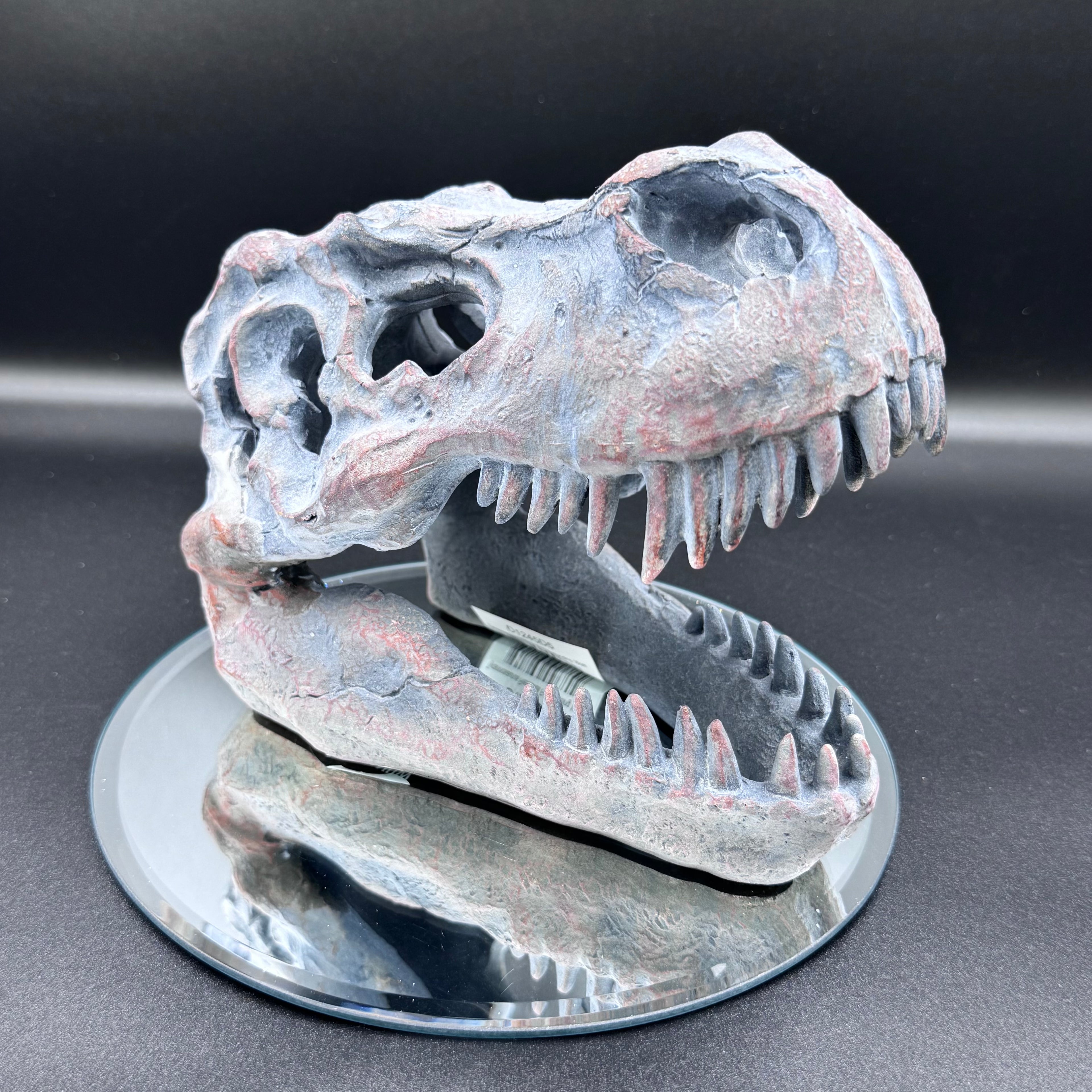 Freestanding Tyrannosaurus Rex Skull Figurine Ornament