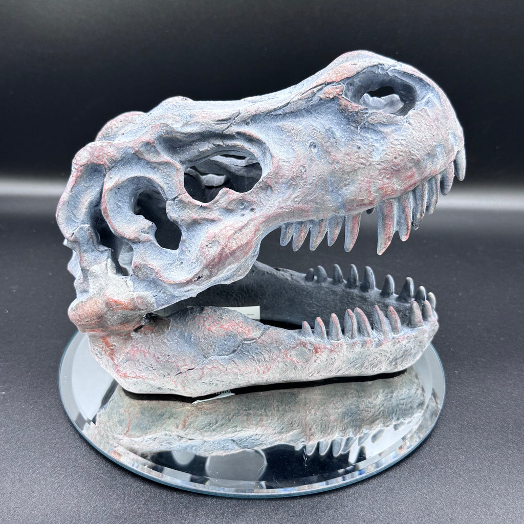Freestanding Tyrannosaurus Rex Skull Figurine Ornament