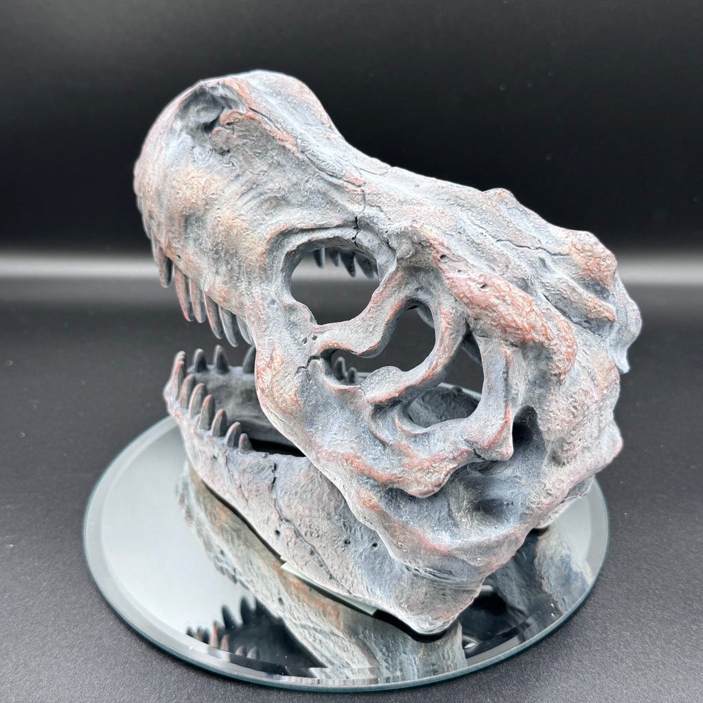 Freestanding Tyrannosaurus Rex Skull Figurine Ornament