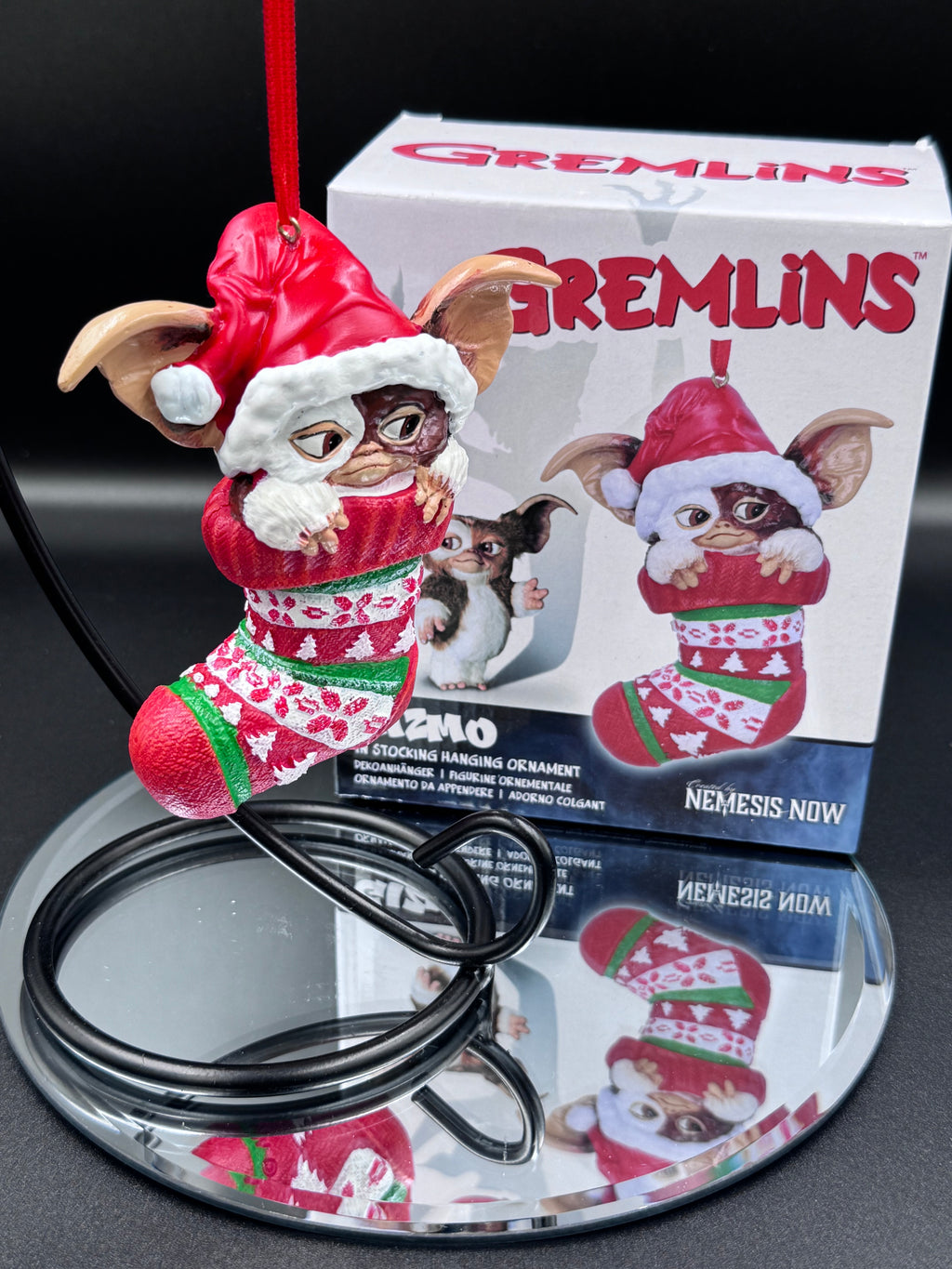 Gremlins Gizmo in Wreath Hanging Ornament 10cm